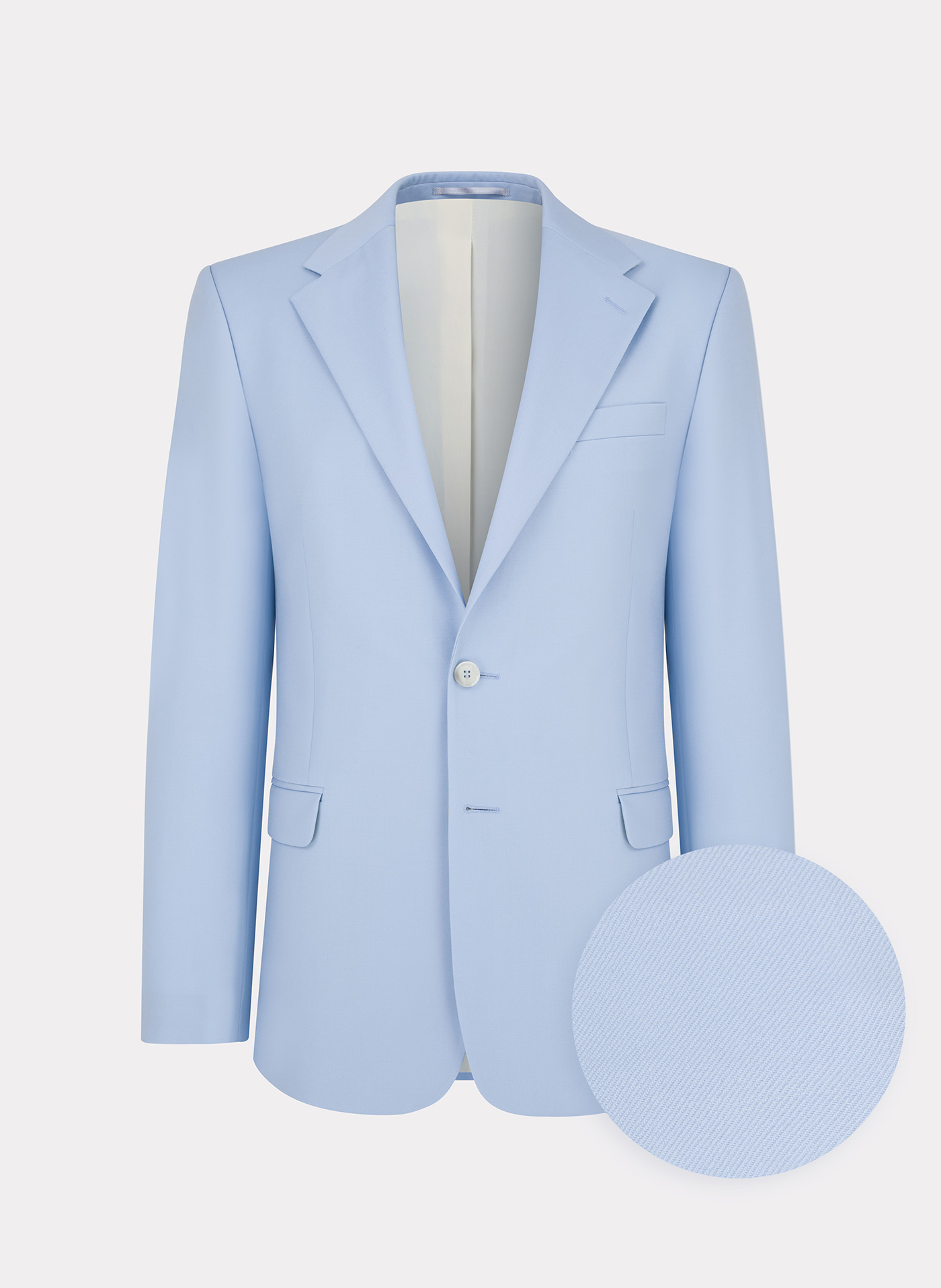 PAKO LORENTE - Błękitna wełniana marynarka garniturowa - Pako Lorente