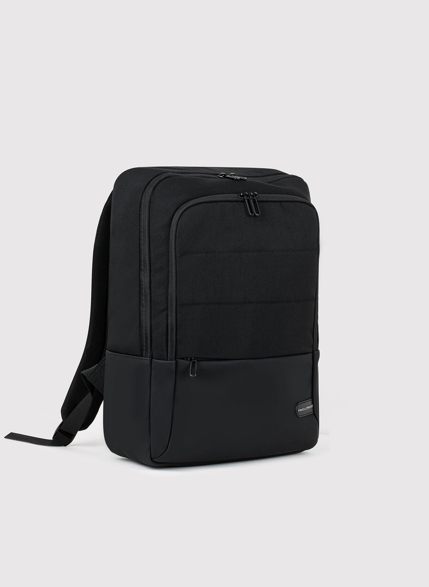 Czarny męski plecak na laptopa - Pako Lorente