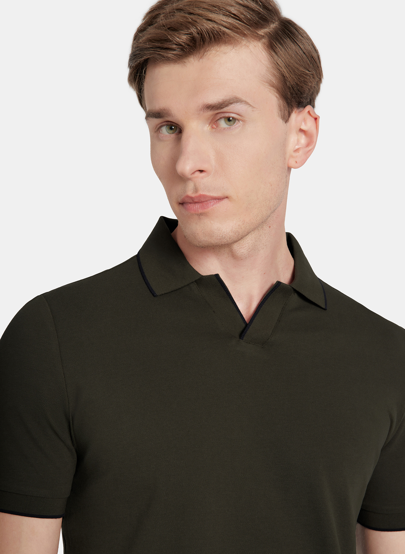 PAKO LORENTE - T-shirt polo zielony - Pako Lorente