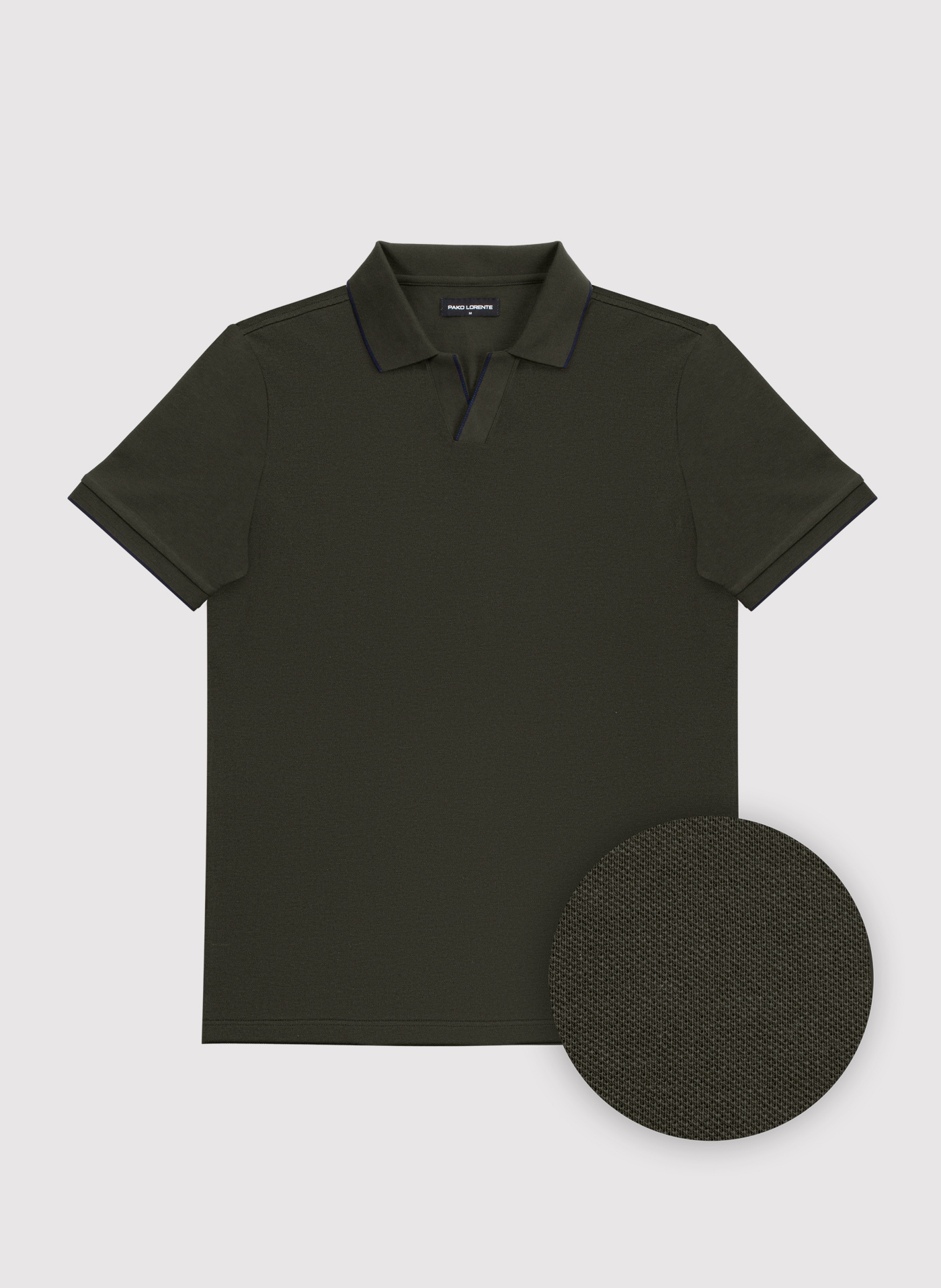 PAKO LORENTE - T-shirt polo zielony - Pako Lorente