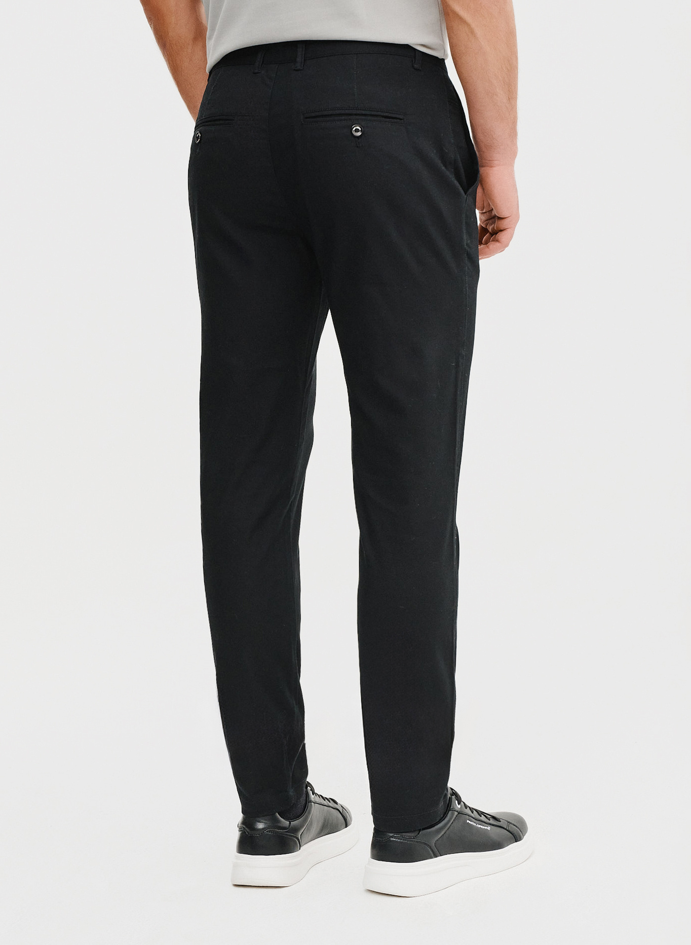 Spodnie męskie w kolorze czarnym - Pako Lorente