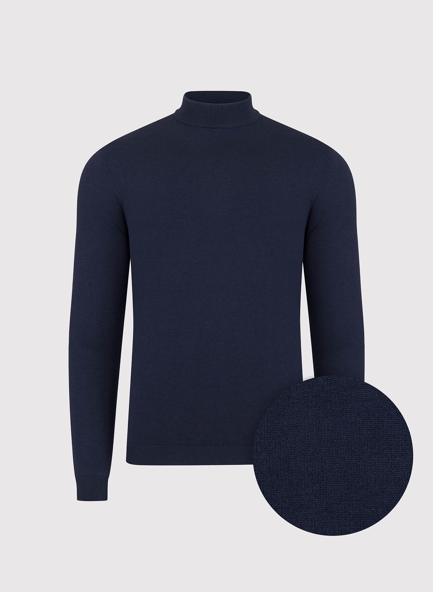 PAKO LORENTE - Półgolf męski w granatowym kolorze - Pako Lorente