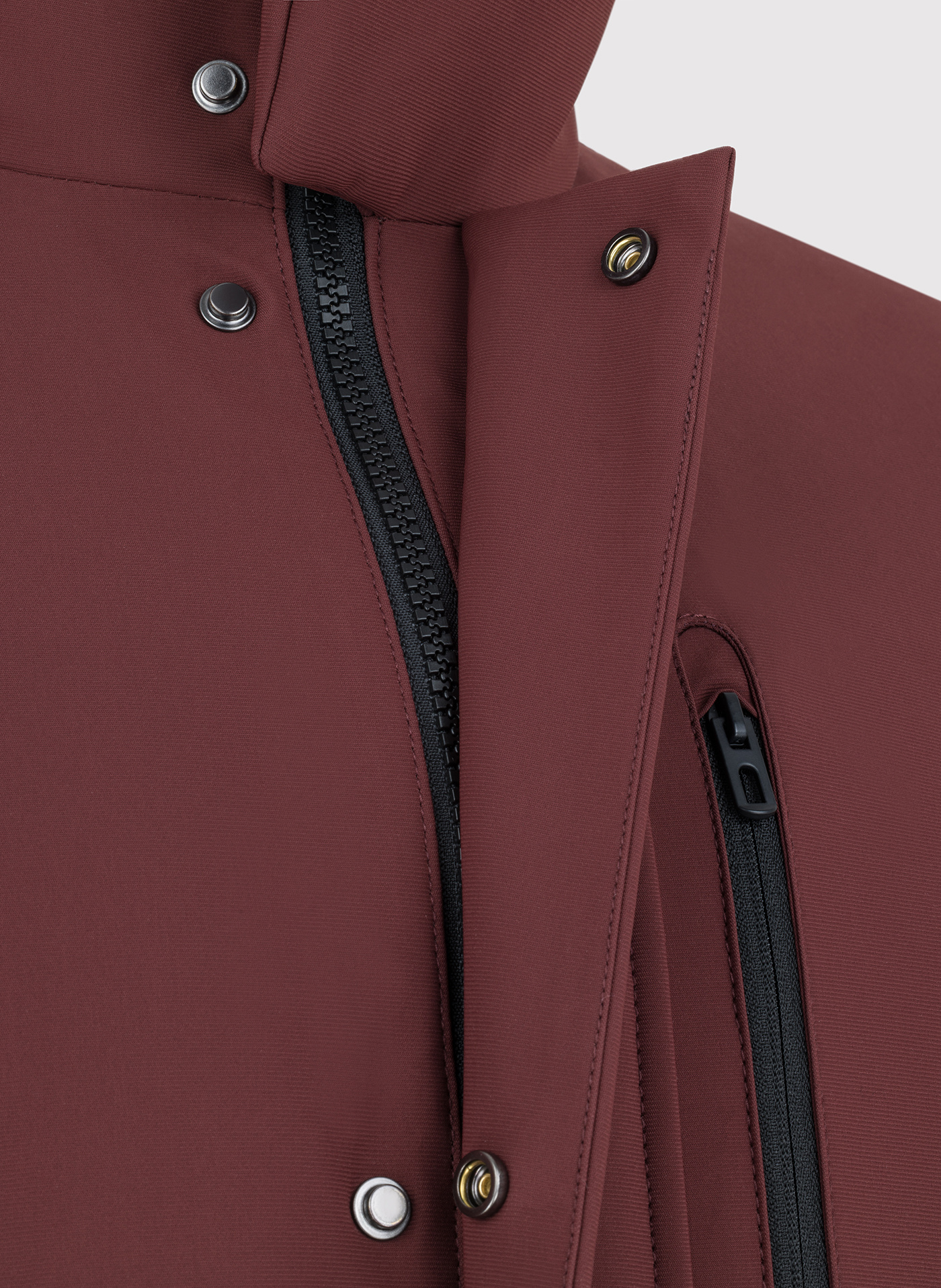 Bordowa kurtka puchowa - Pako Lorente