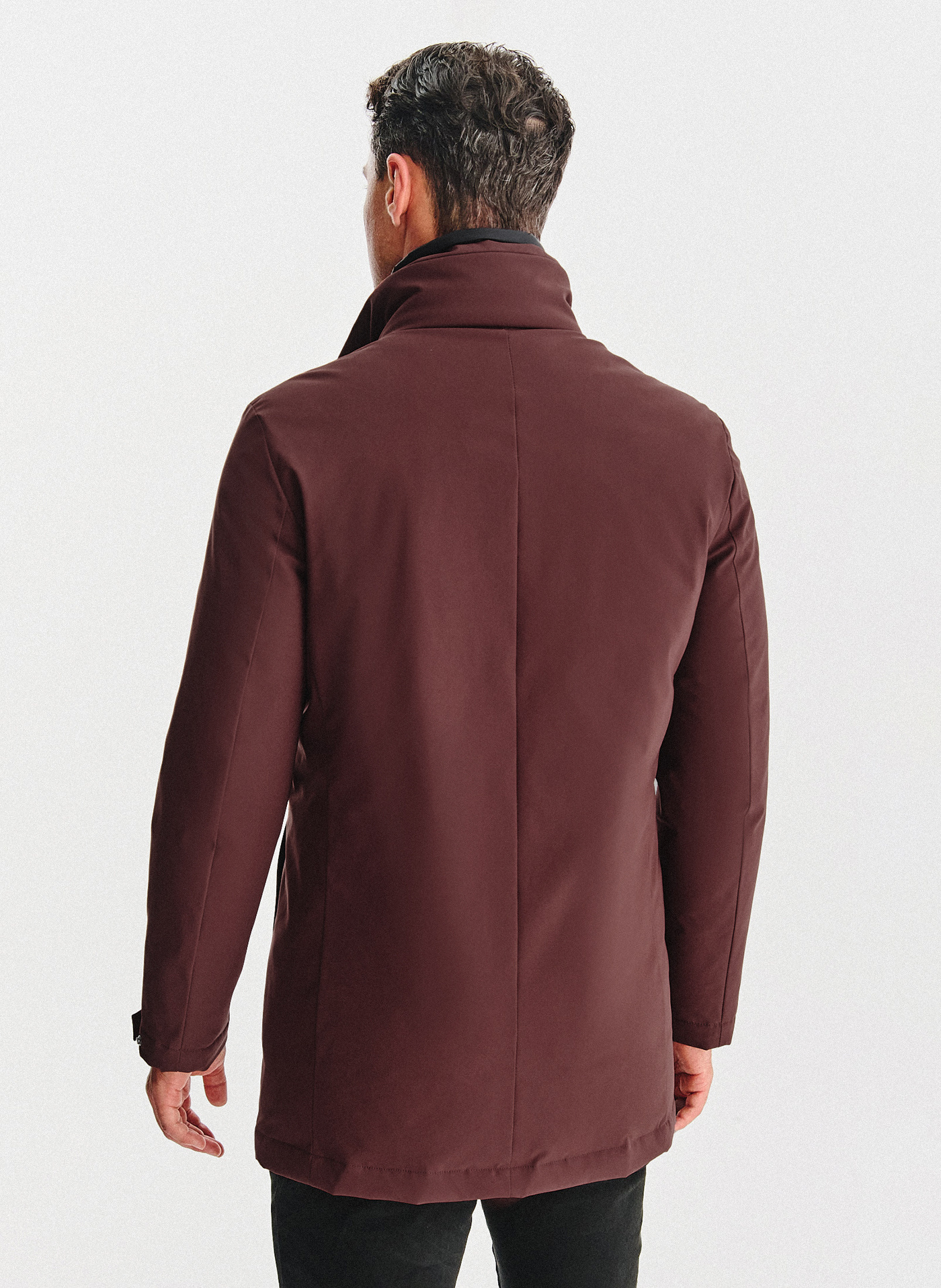 Bordowa kurtka puchowa - Pako Lorente