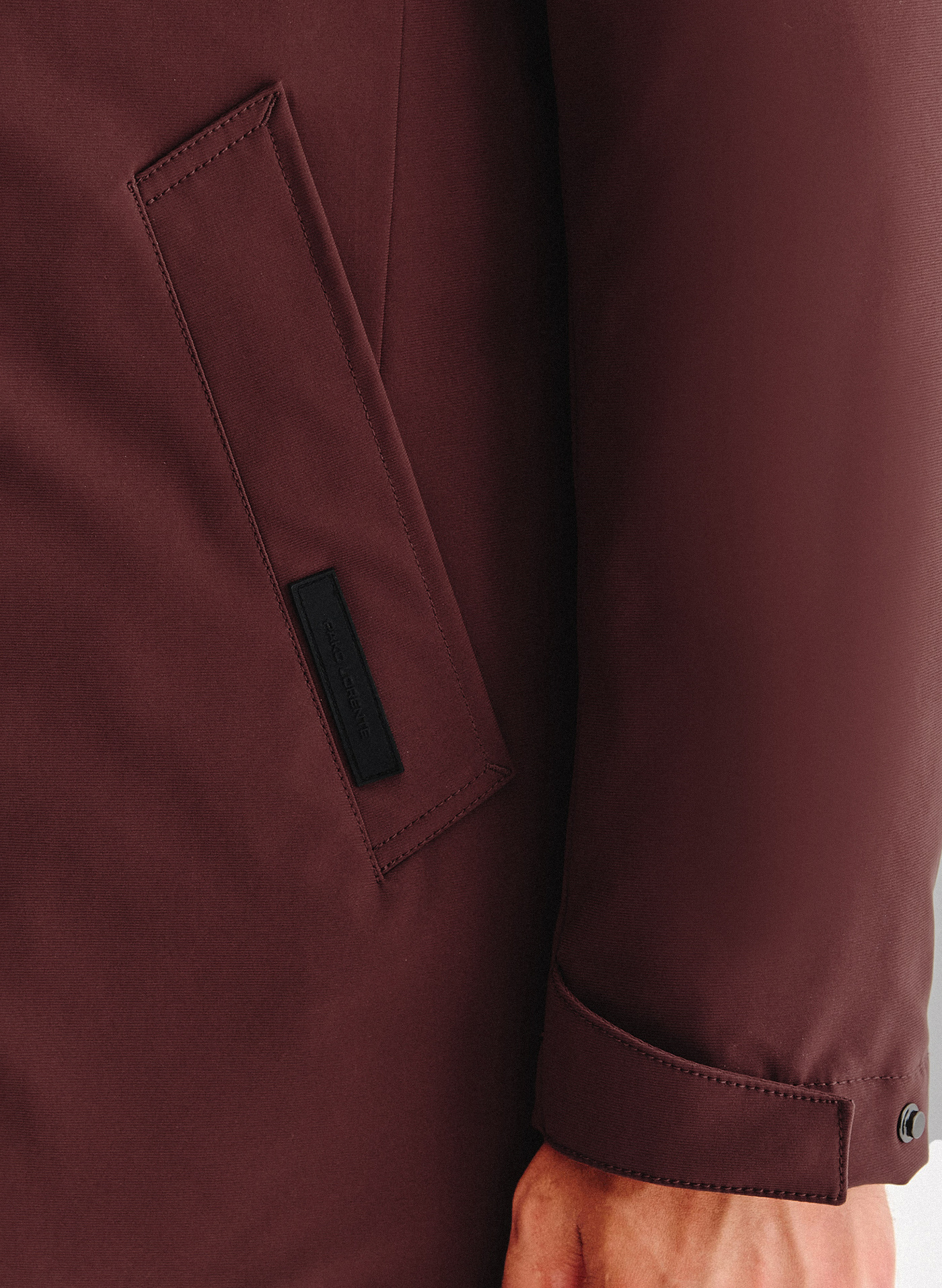 Bordowa kurtka puchowa - Pako Lorente