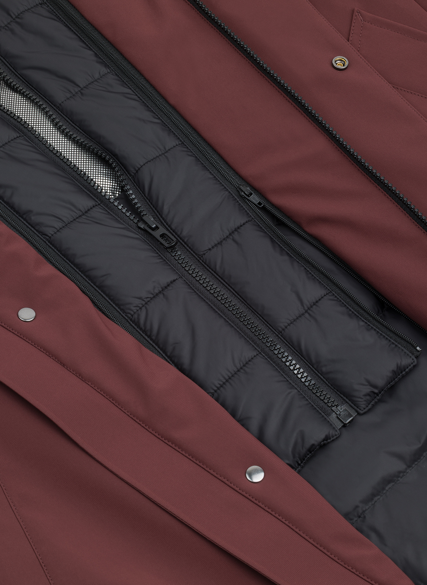 Bordowa kurtka puchowa - Pako Lorente