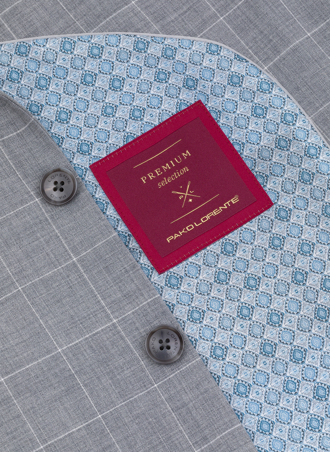 Szara marynarka garniturowa z wełną - Pako Lorente