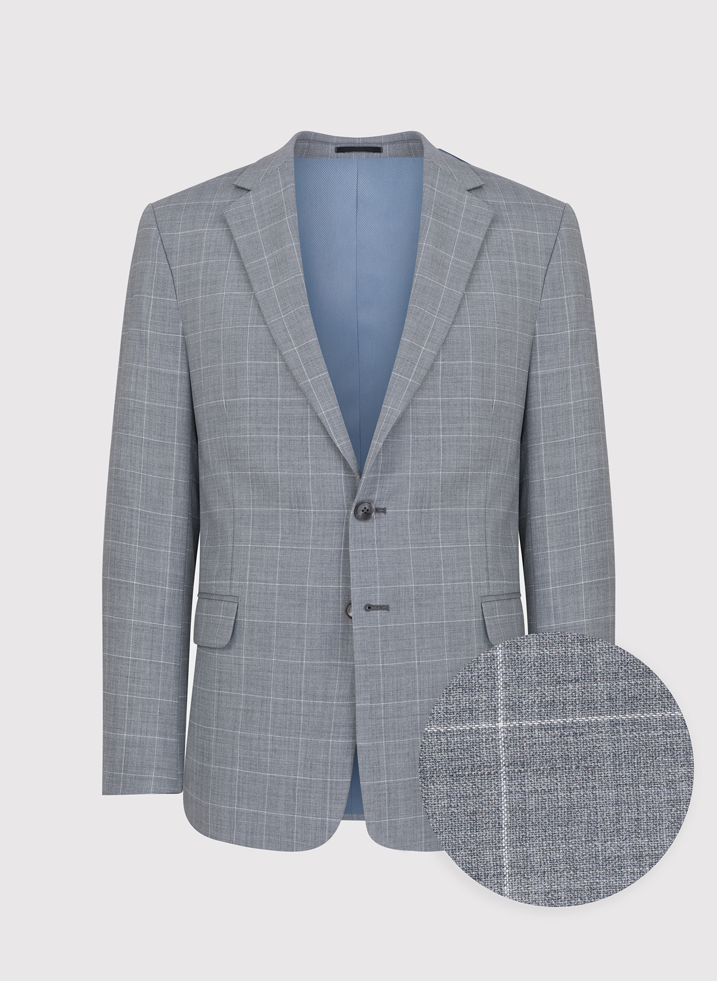 Szara marynarka garniturowa z wełną - Pako Lorente