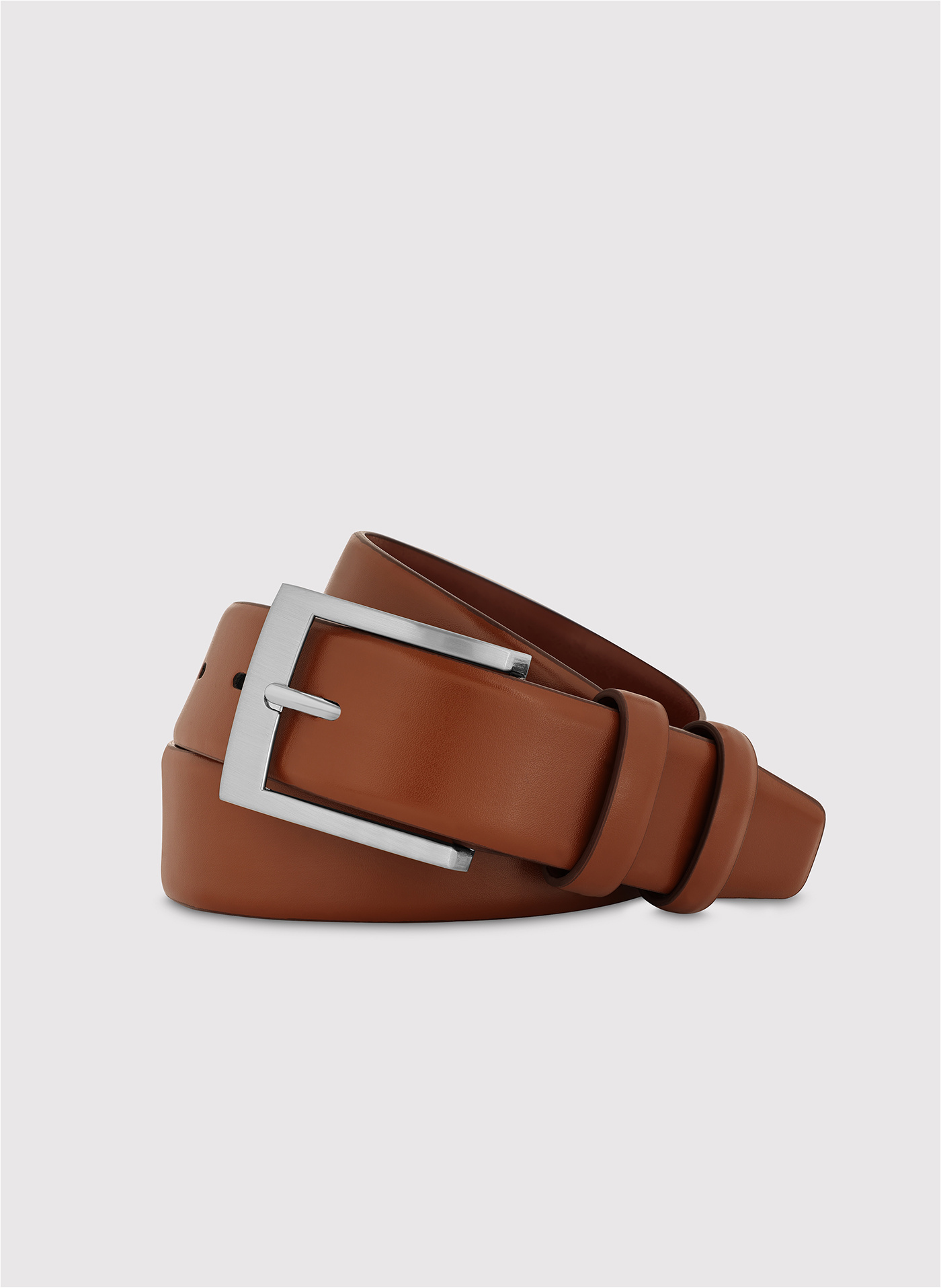 PAKO LORENTE - Kamelowy skórzany pasek męski - Pako Lorente