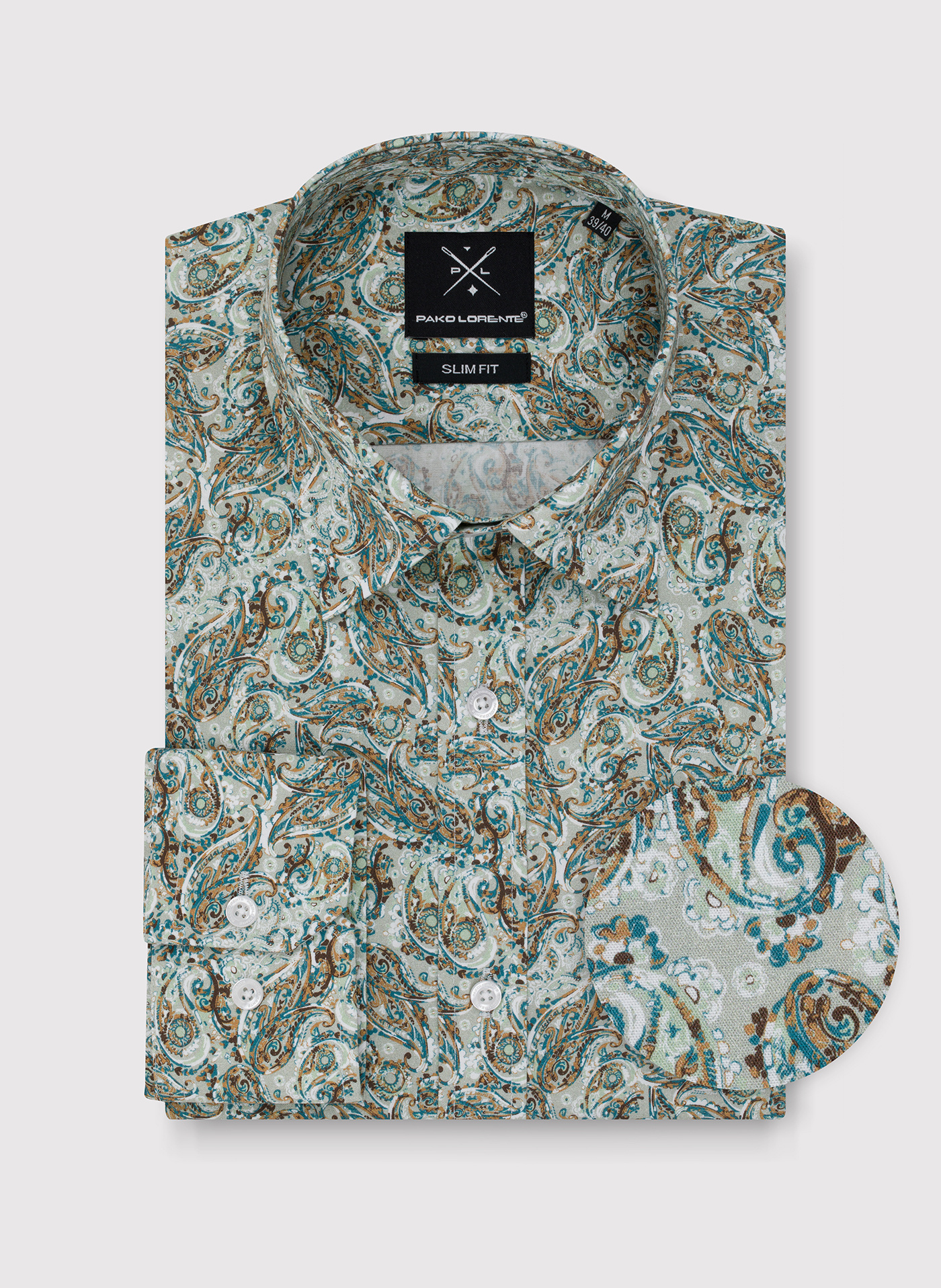 Koszula męska wzór paisley - Pako Lorente