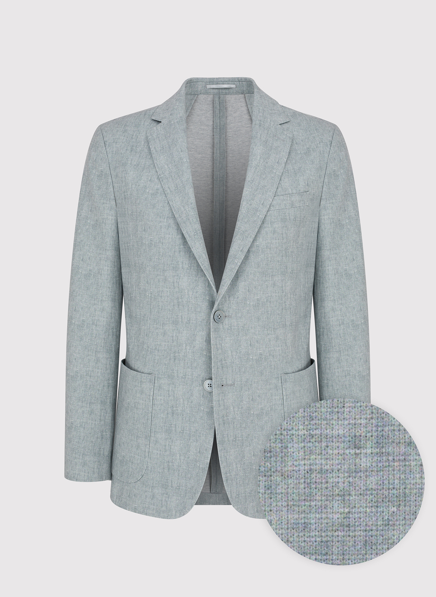 Casualowa marynarka męska w kolorze szarym - Pako Lorente