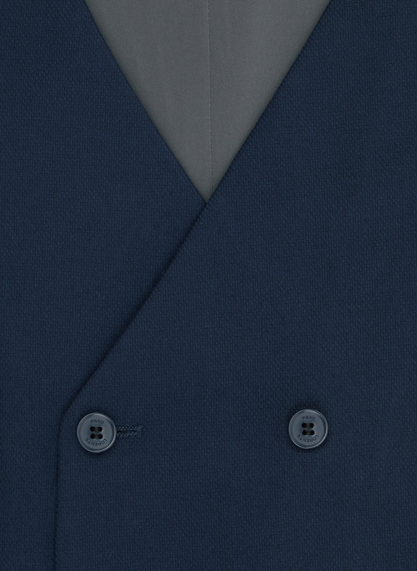 PAKO LORENTE –Granatowa dwurzędowa kamizelka męska - Pako Lorente