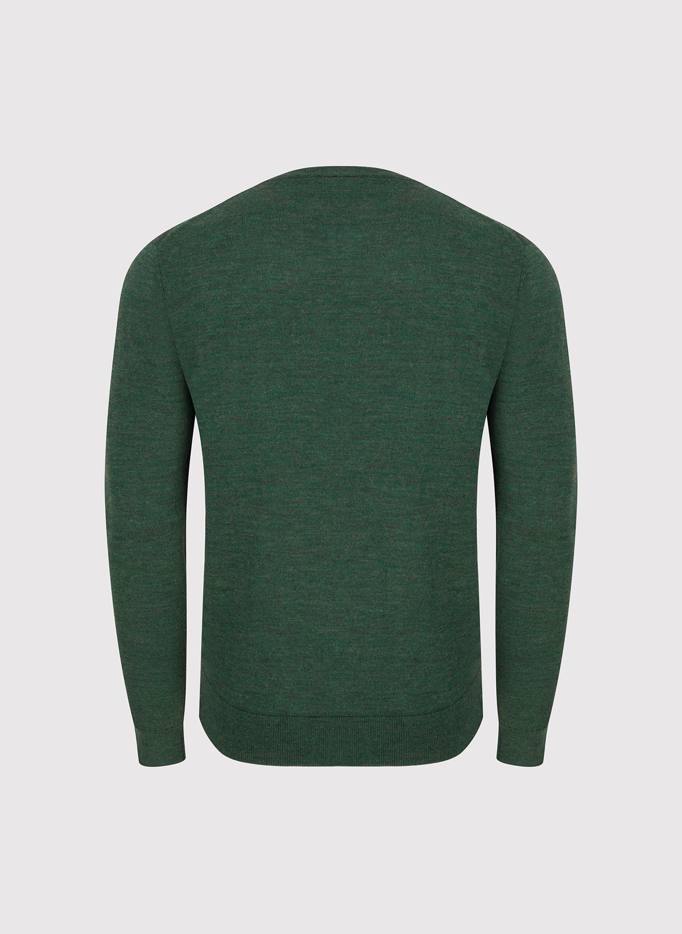 Zielony sweter męski z wełną - Pako Lorente