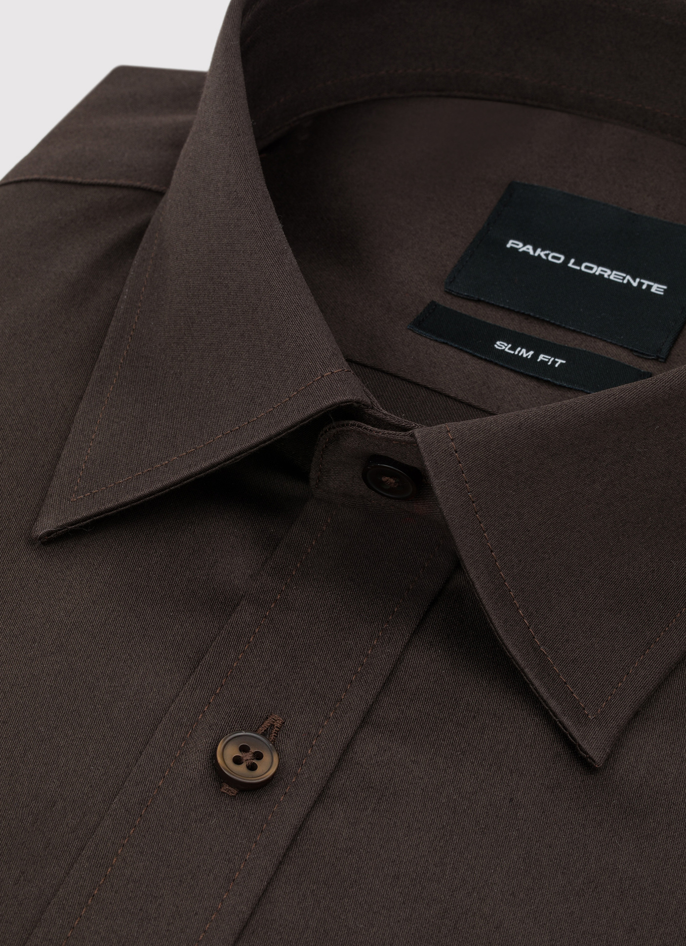 Brązowa koszula męska - Pako Lorente