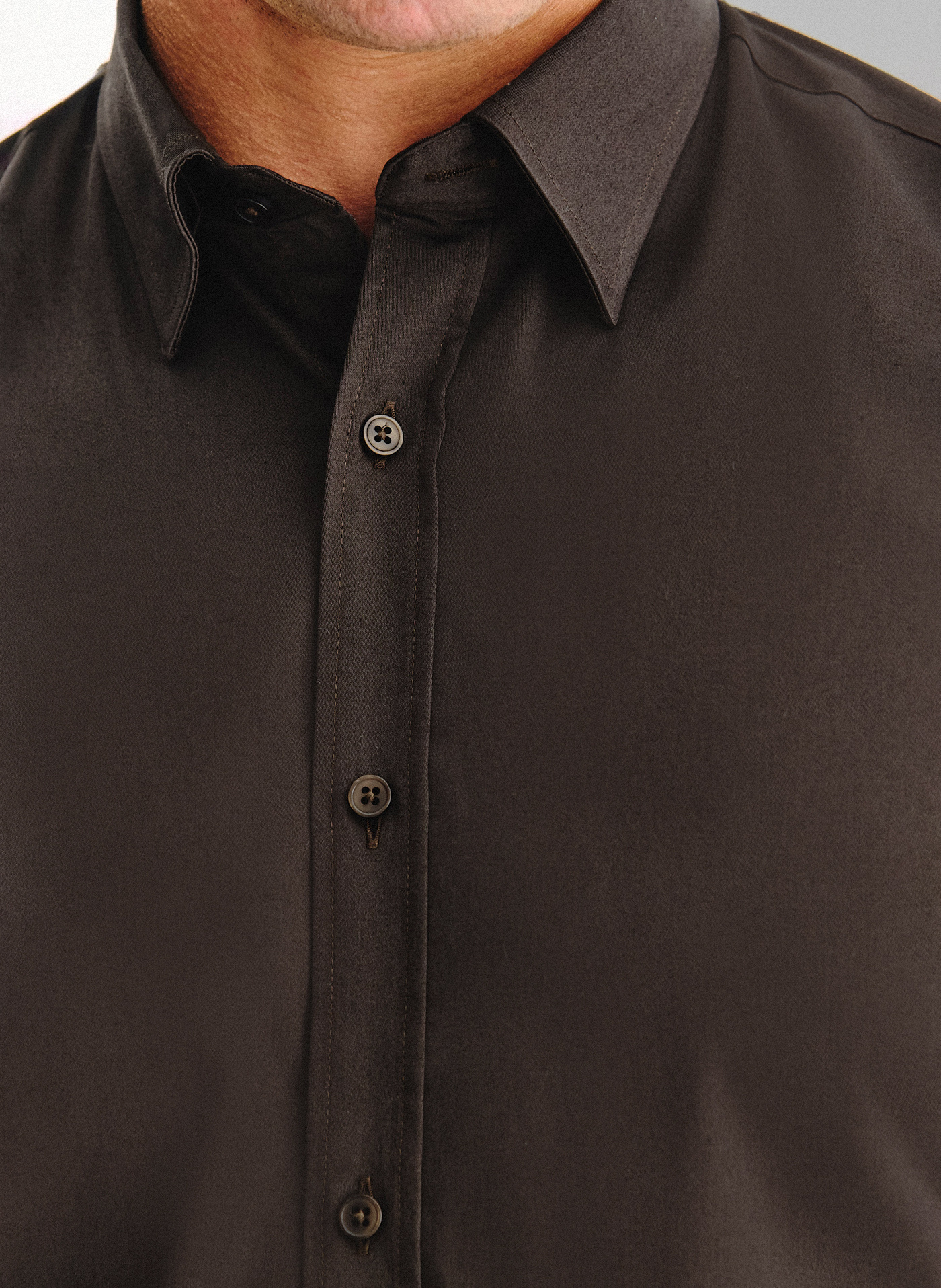 Brązowa koszula męska - Pako Lorente