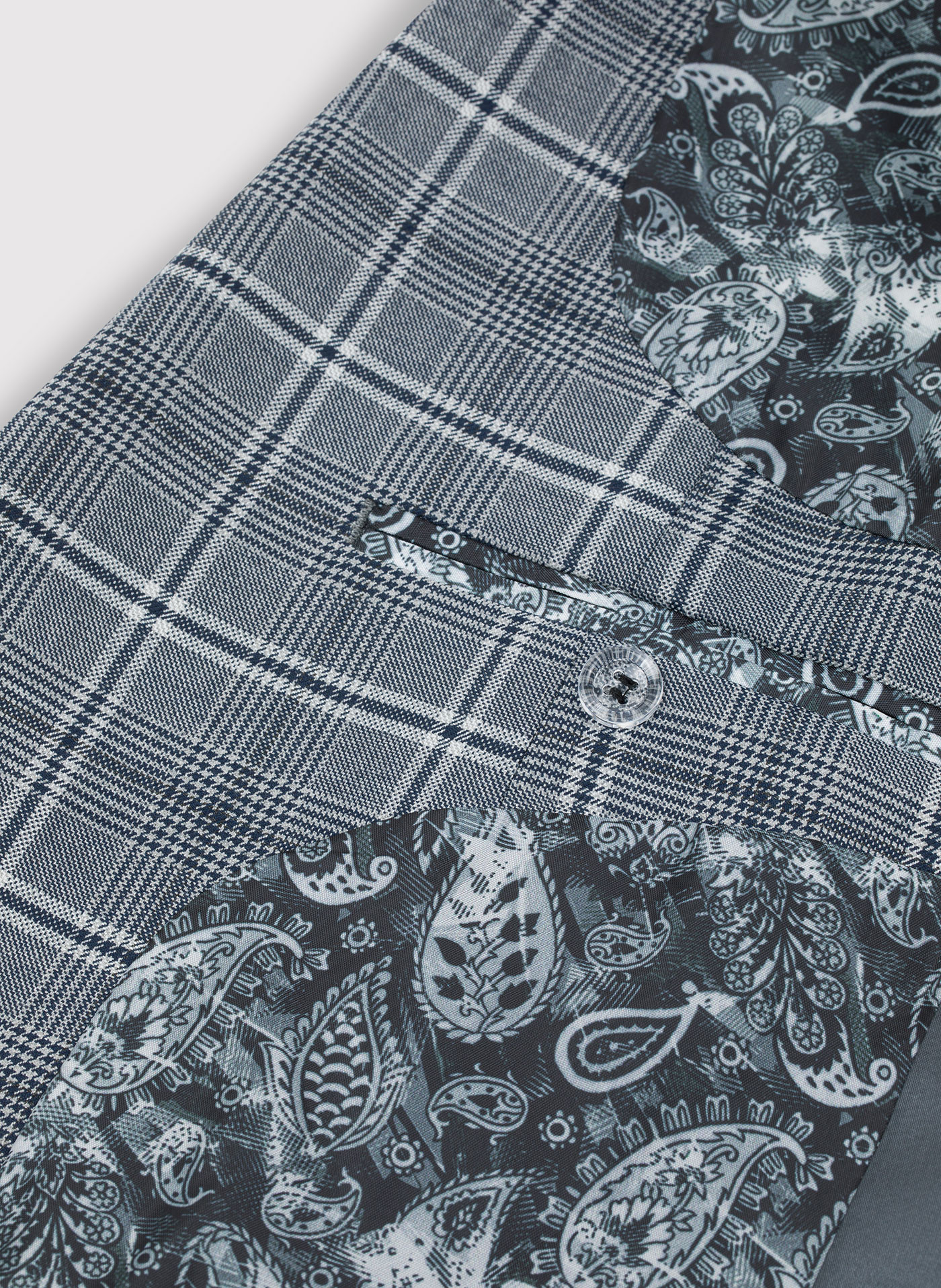 Szara marynarka garniturowa w kratę - Pako Lorente