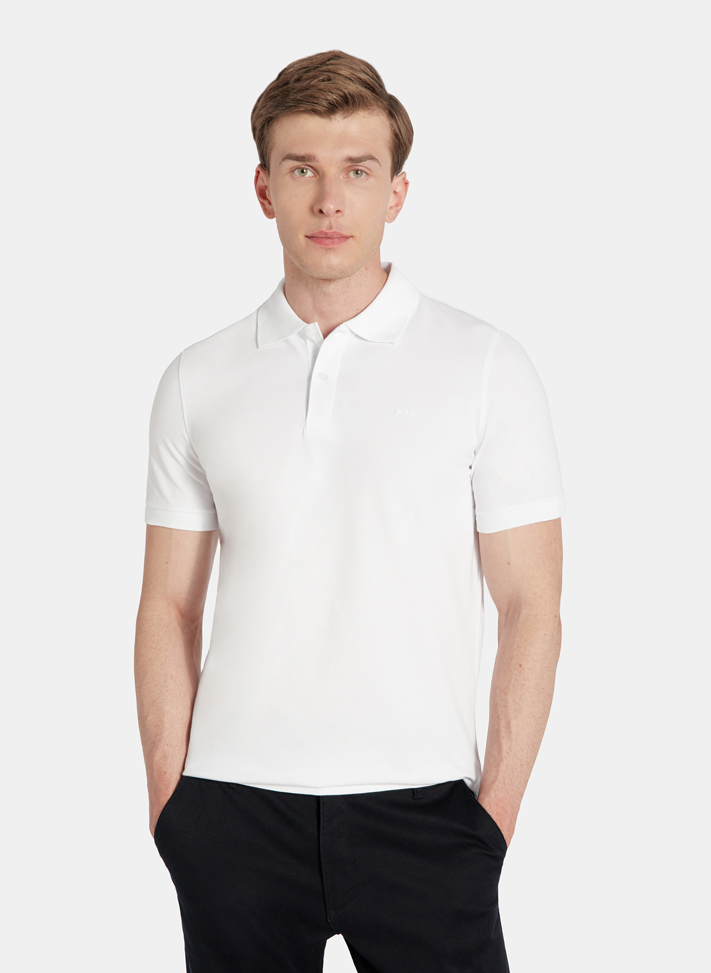 PAKO LORENTE - T-shirt polo w białym kolorze - Pako Lorente