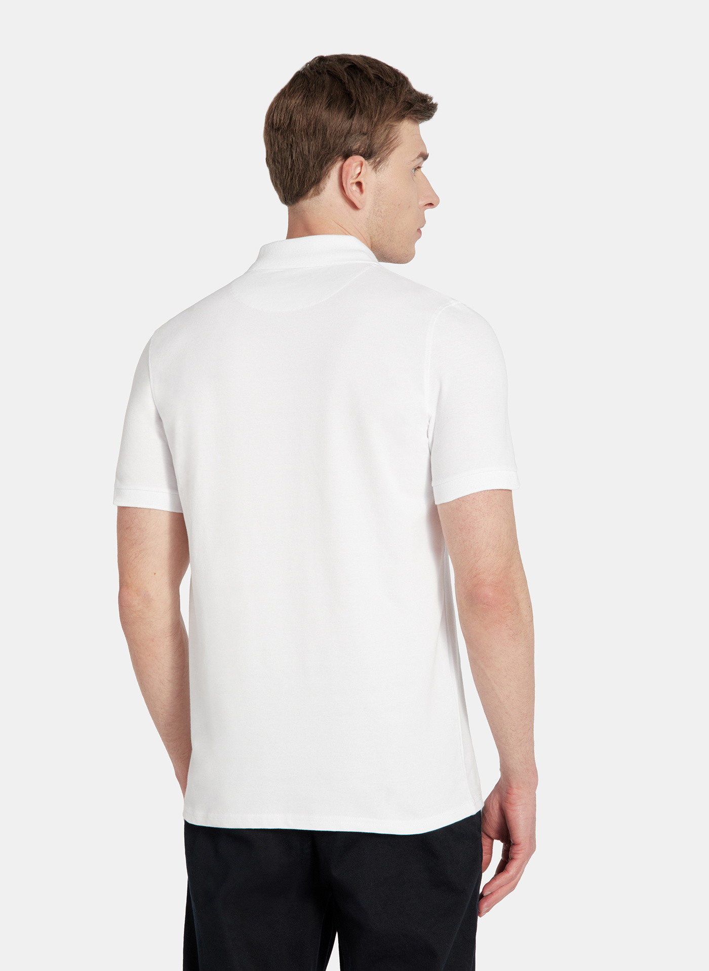 PAKO LORENTE - T-shirt polo w białym kolorze - Pako Lorente