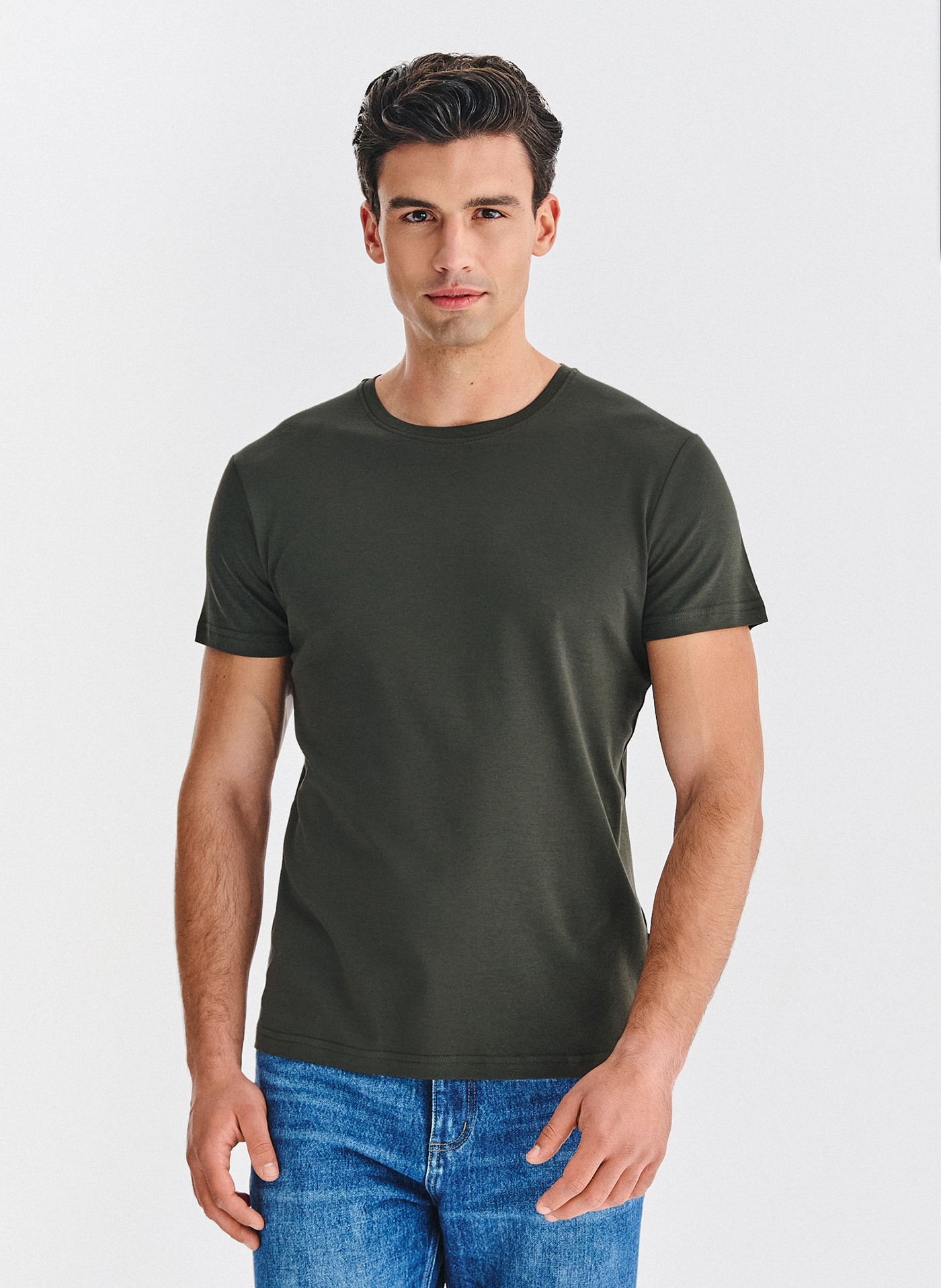 Zielony t-shirt męski - Pako Lorente