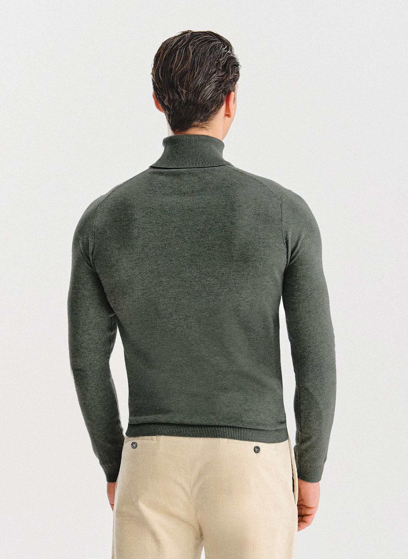 PAKO LORENTE - Golf męski w zielonym kolorze - Pako Lorente