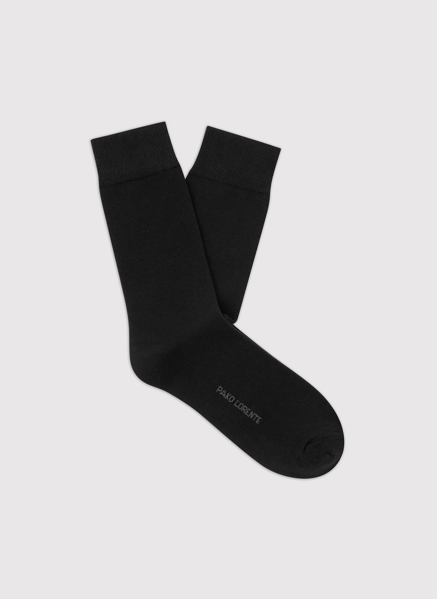 Czarne skarpetki męskie - Pako Lorente