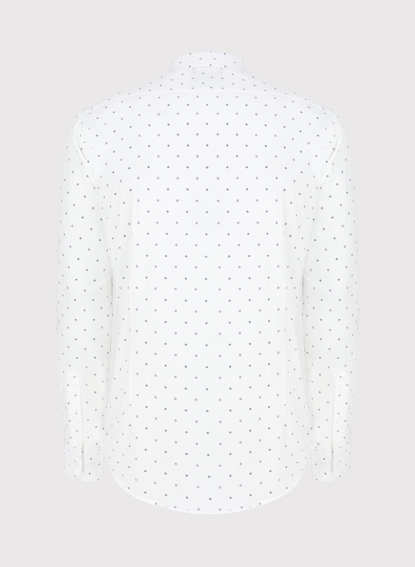 Koszula w kolorze białym w drobny wzór P24SF-1X-022-B-S - Pako Lorente - Pako Lorente