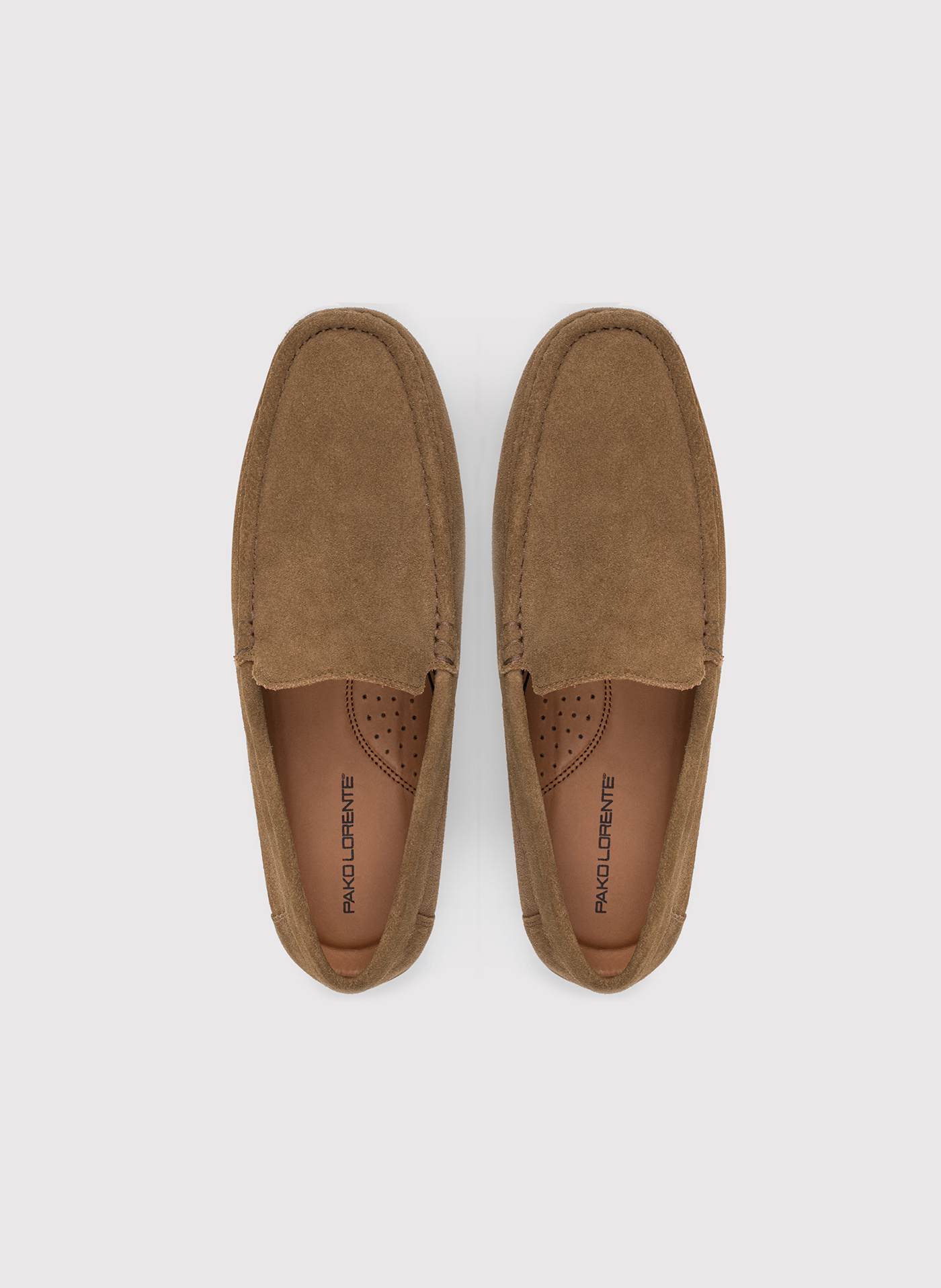 PAKO LORENTE - Beżowe mokasyny męskie - Pako Lorente