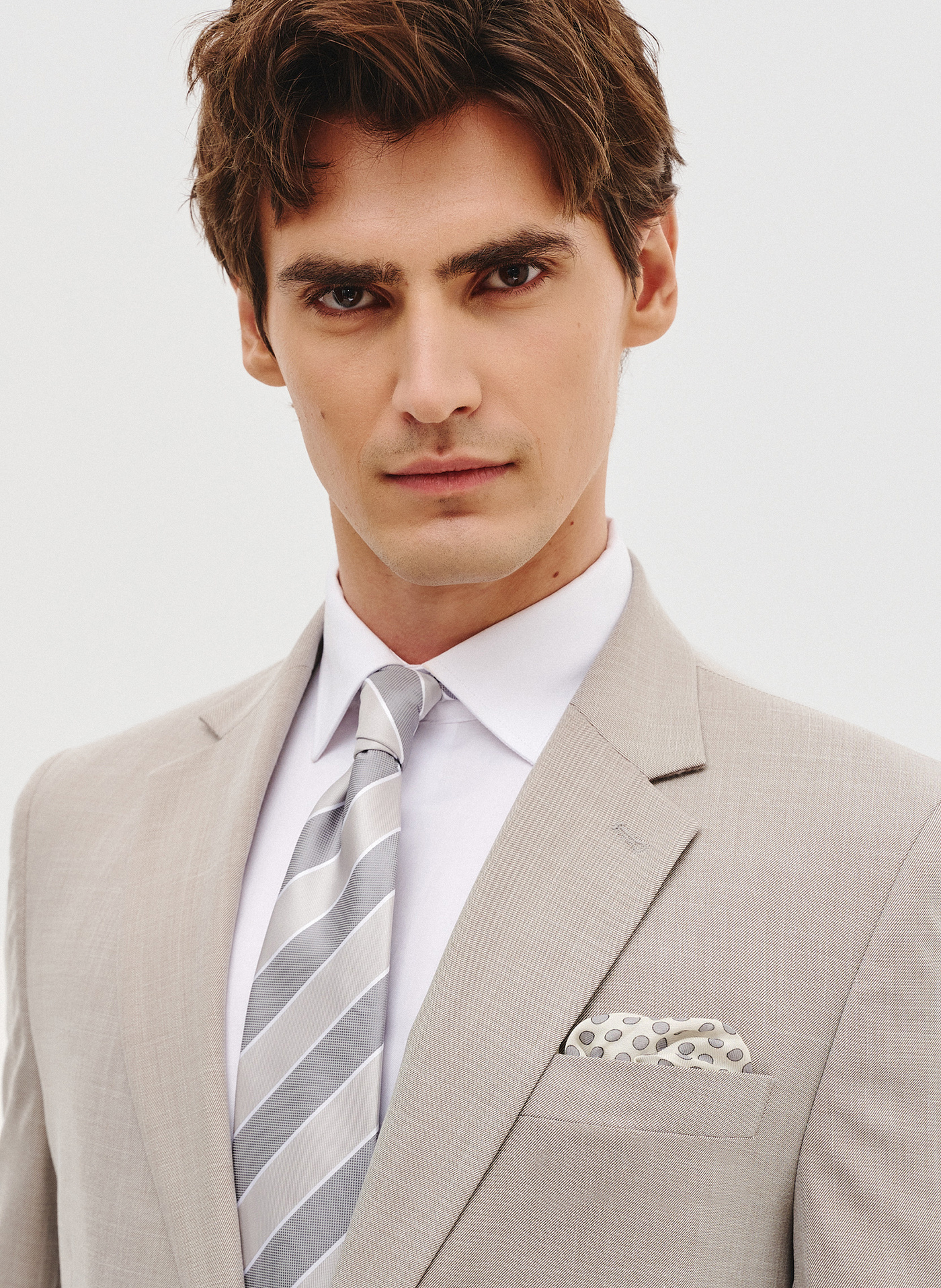 Marynarka garniturowa w kolorze beżowym - Pako Lorente