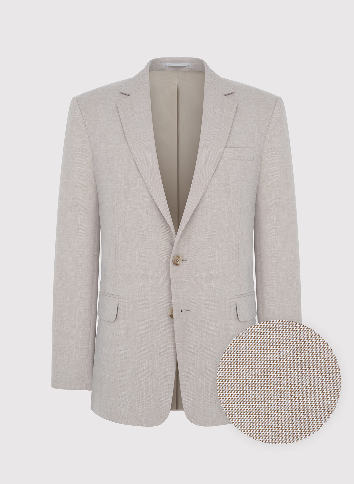 Marynarka garniturowa w kolorze beżowym - Pako Lorente