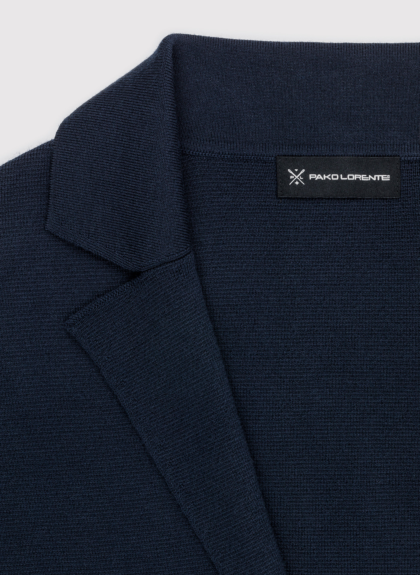 Dzianinowa wełniana marynarka męska - Pako Lorente