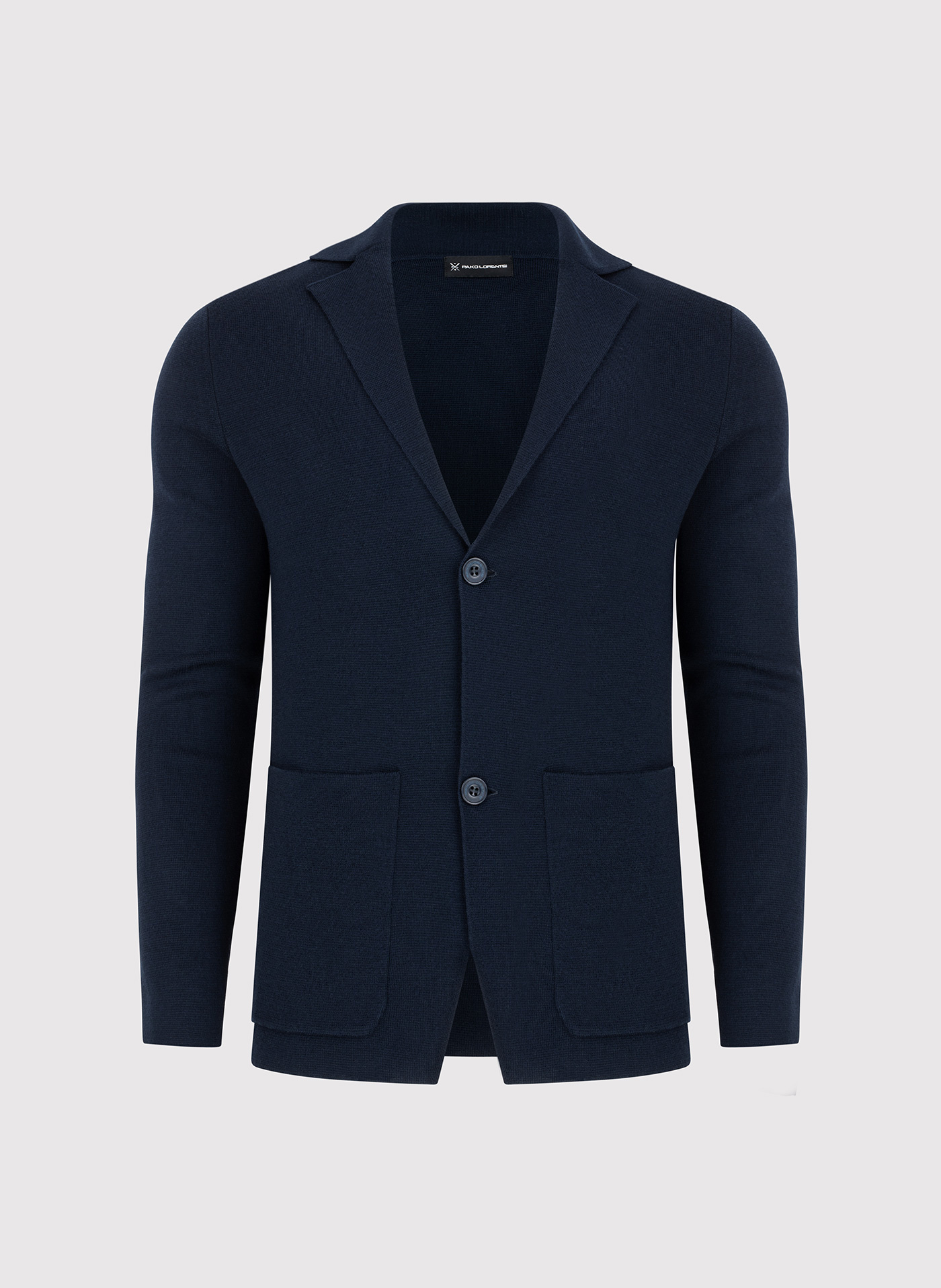 Dzianinowa wełniana marynarka męska - Pako Lorente