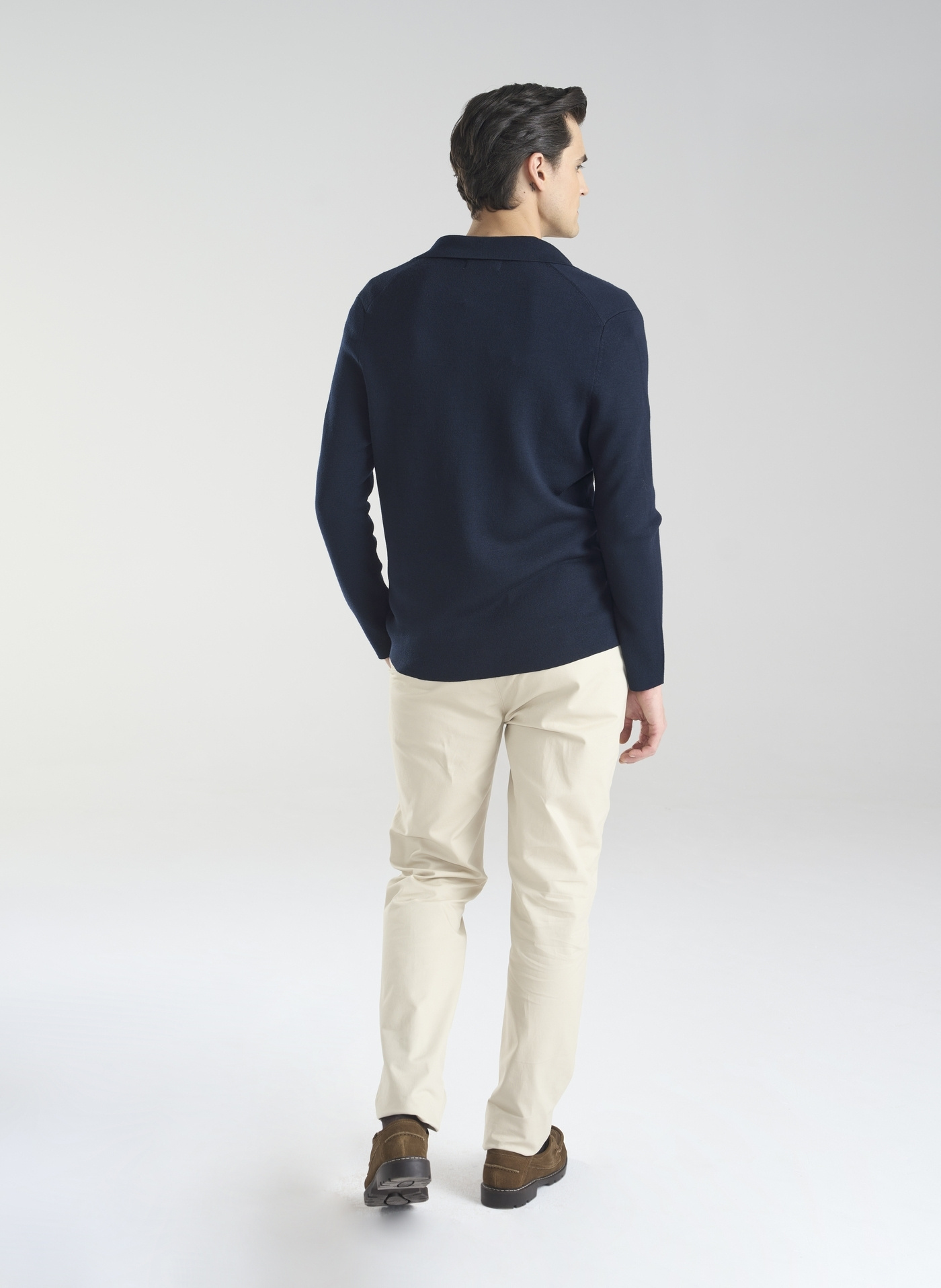 Dzianinowa wełniana marynarka męska - Pako Lorente