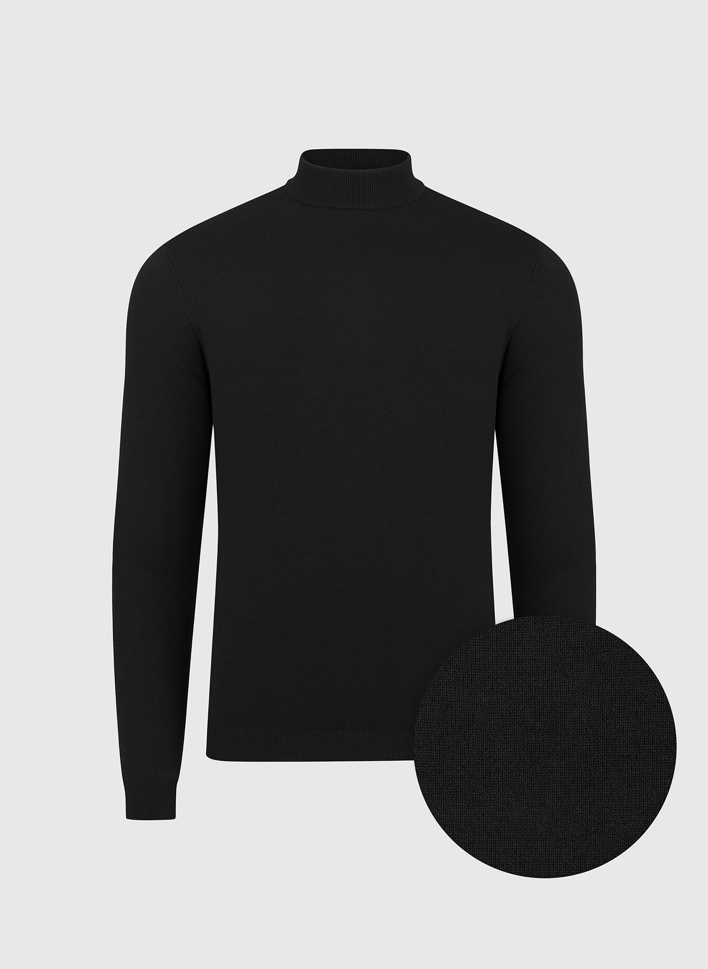 PAKO LORENTE - Półgolf męski w czarnym kolorze - Pako Lorente