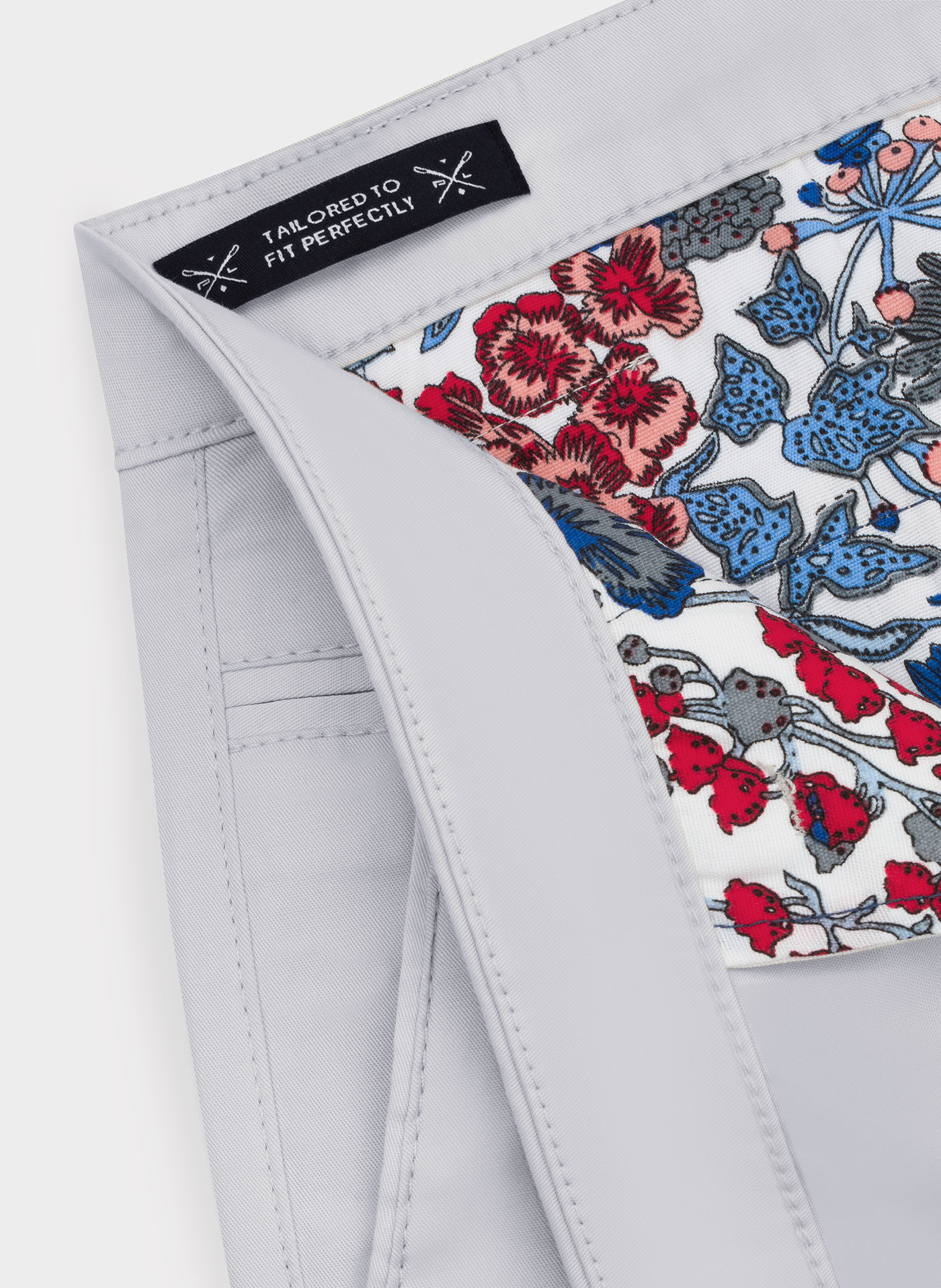 Męskie basicowe spodnie w kolorze szarym P23SB-WX-005-S-0 - Pako Lorente