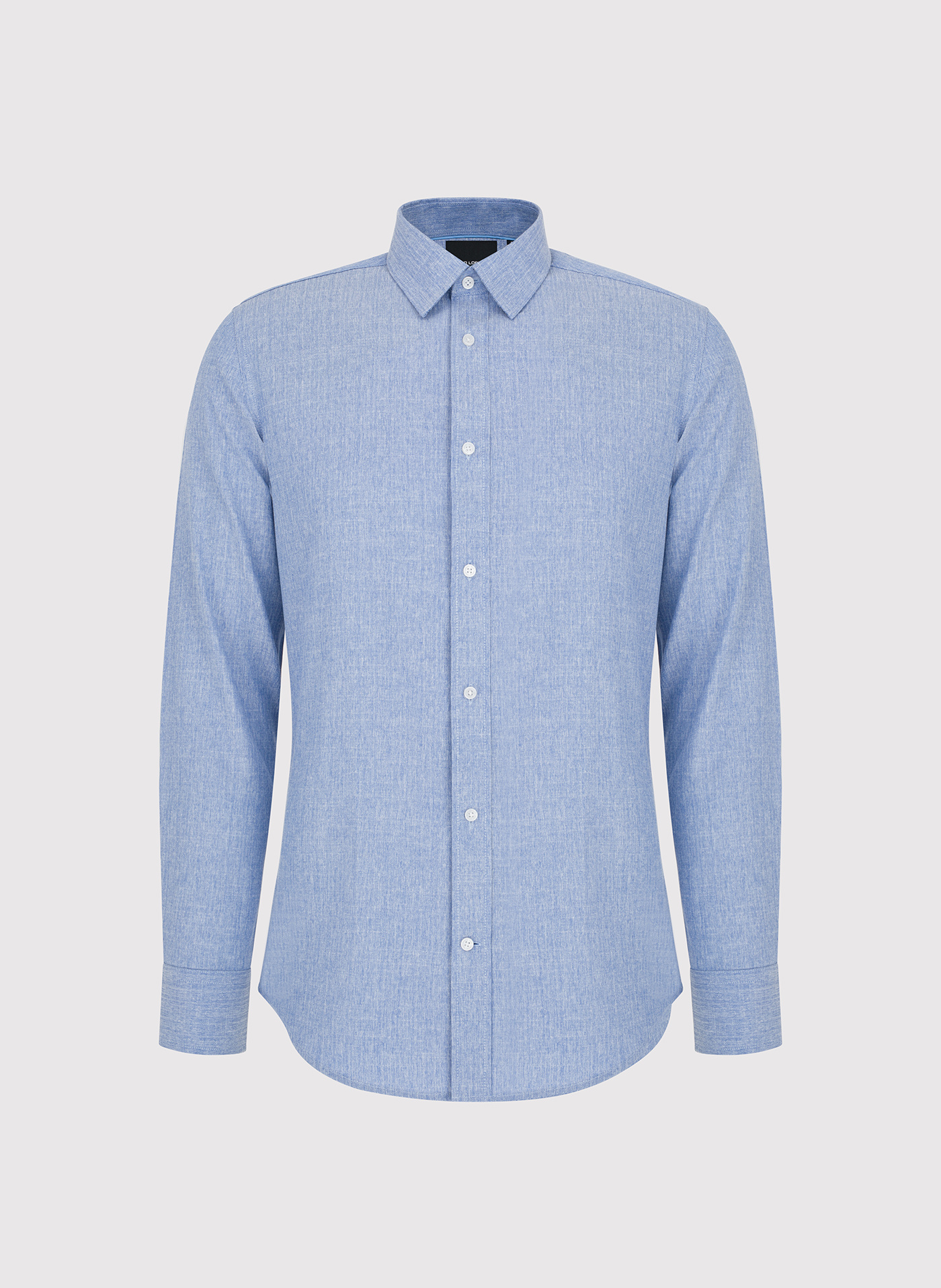 PAKO LORENTE - Niebieska koszula męska melanż - Pako Lorente