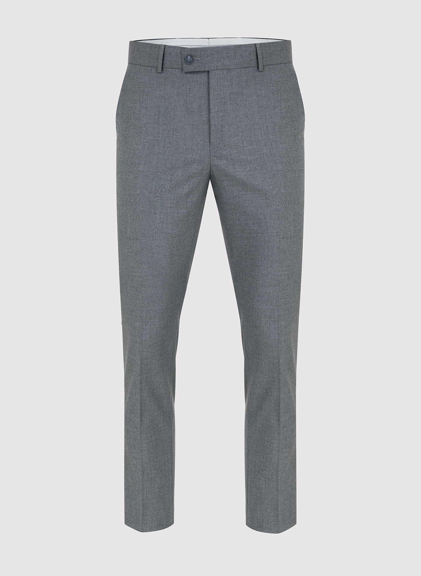 Szare gładkie spodnie garniturowe - Pako Lorente