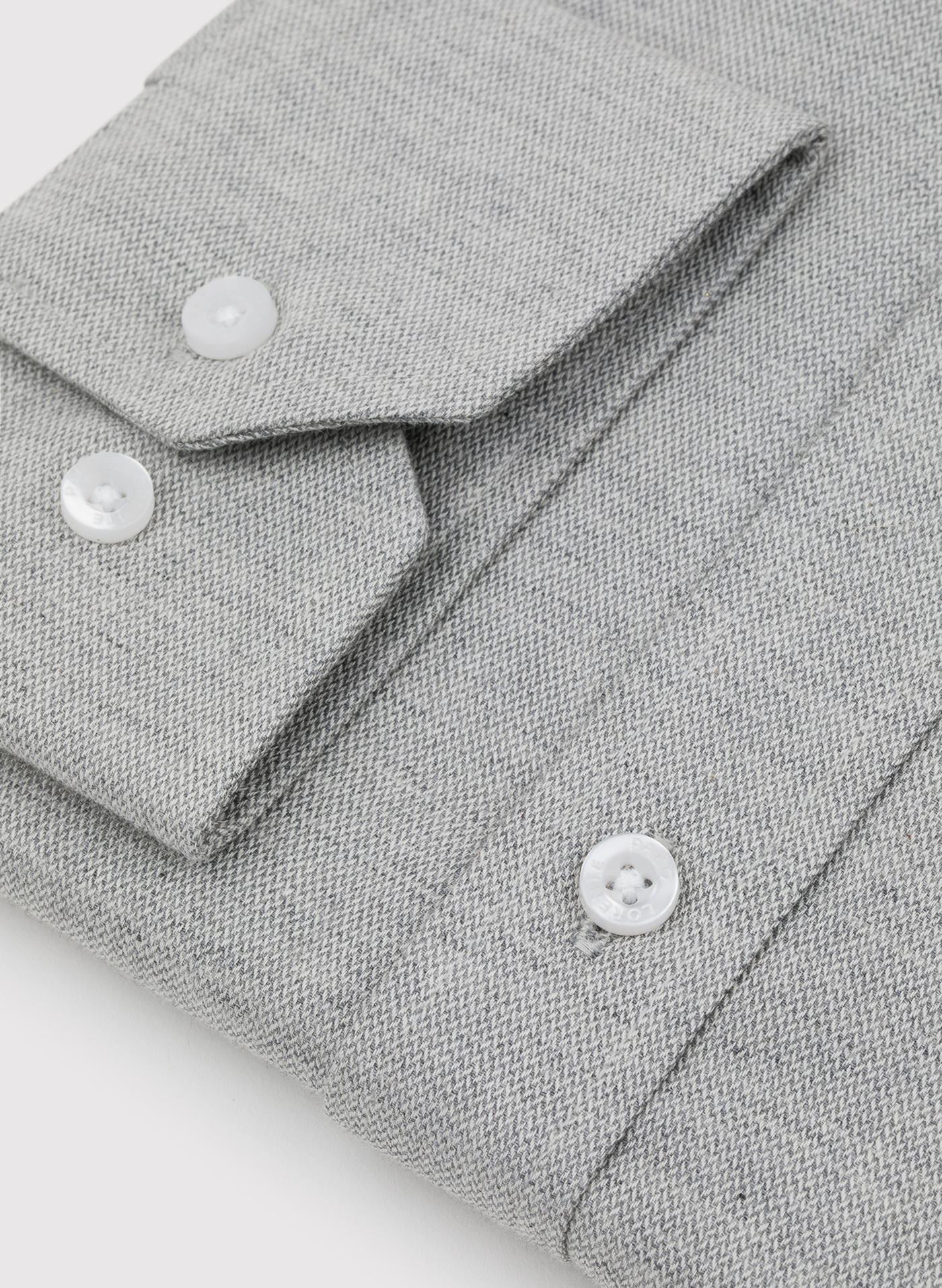 Zielono-szara bawełniana koszula męska - Pako Lorente