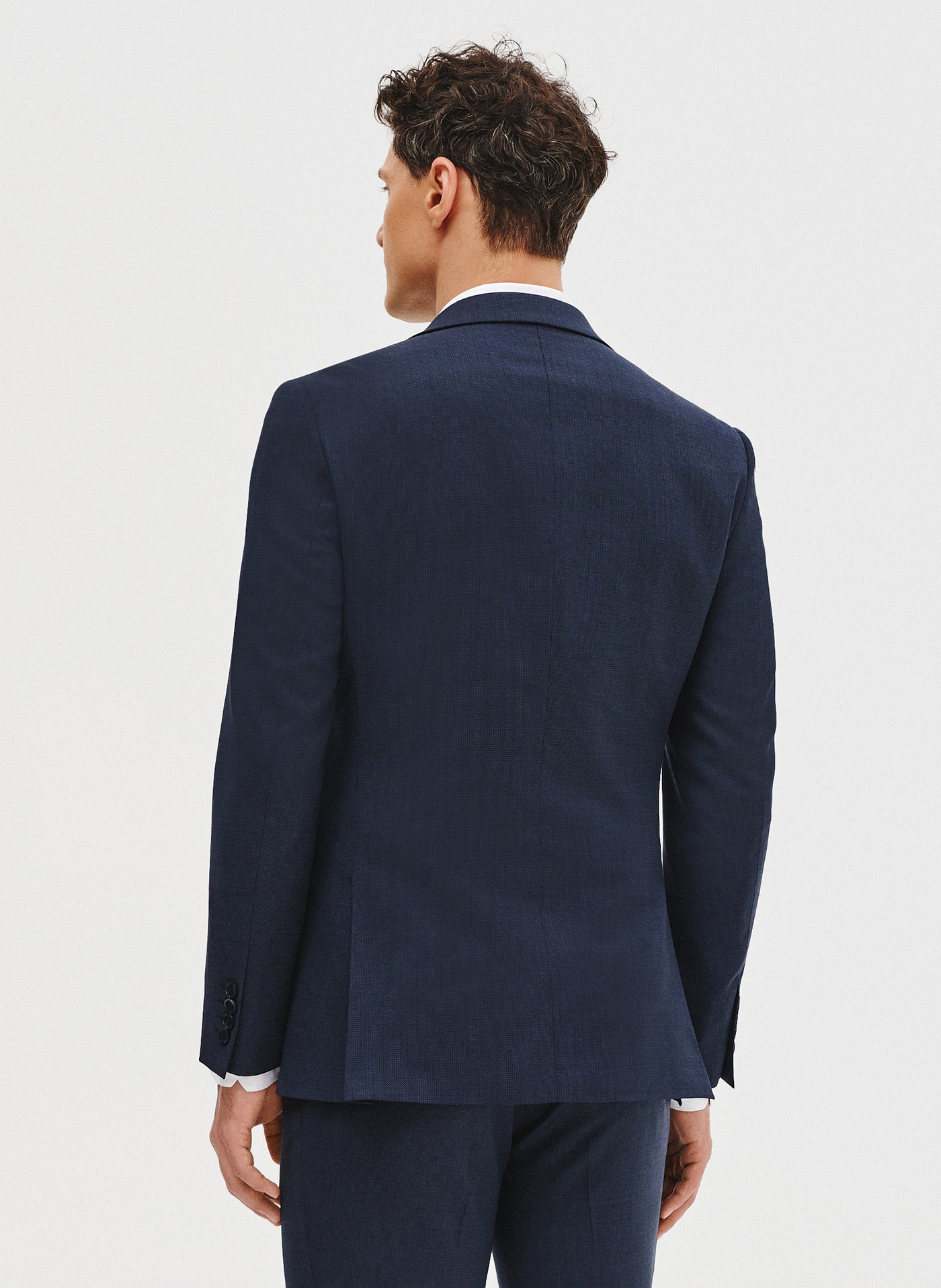 Granatowa marynarka garniturowa - Pako Lorente