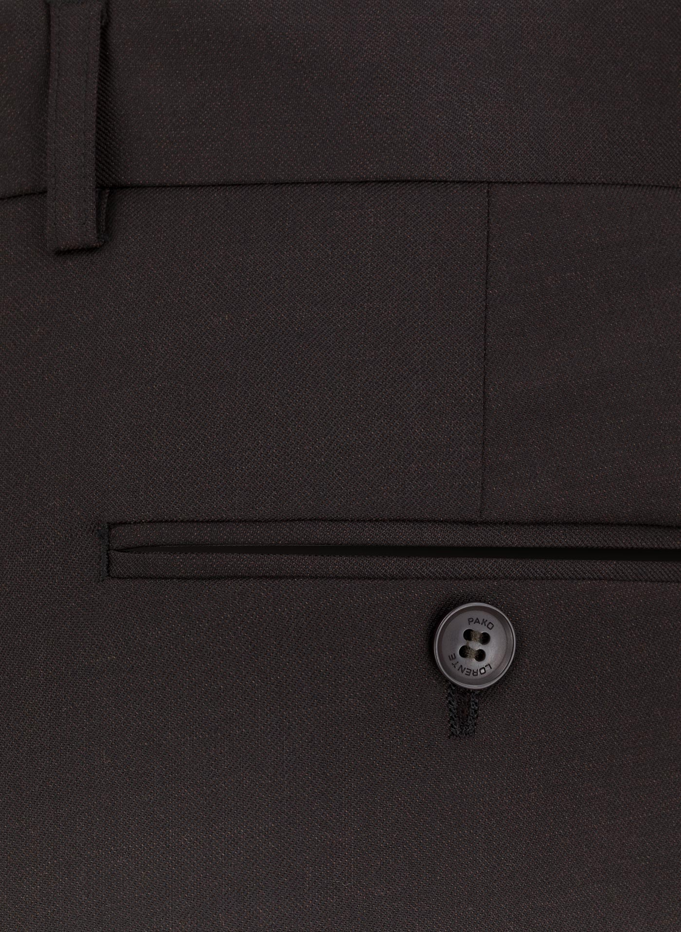 Brązowe spodnie garniturowe - Pako Lorente