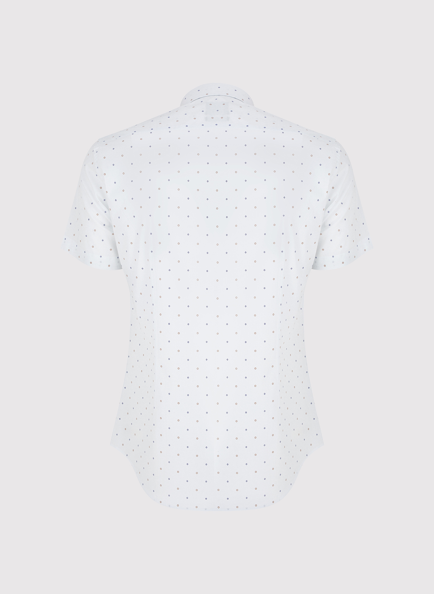 PAKO LORENTE - Koszula męska z krótkim rękawem mikrowzór - Pako Lorente