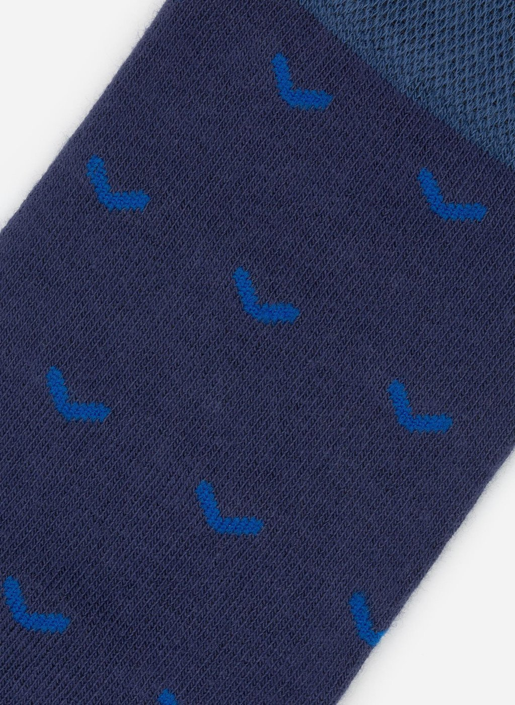 Granatowe skarpetki w niebieski wzór P000B-SX-512-G - Pako Lorente