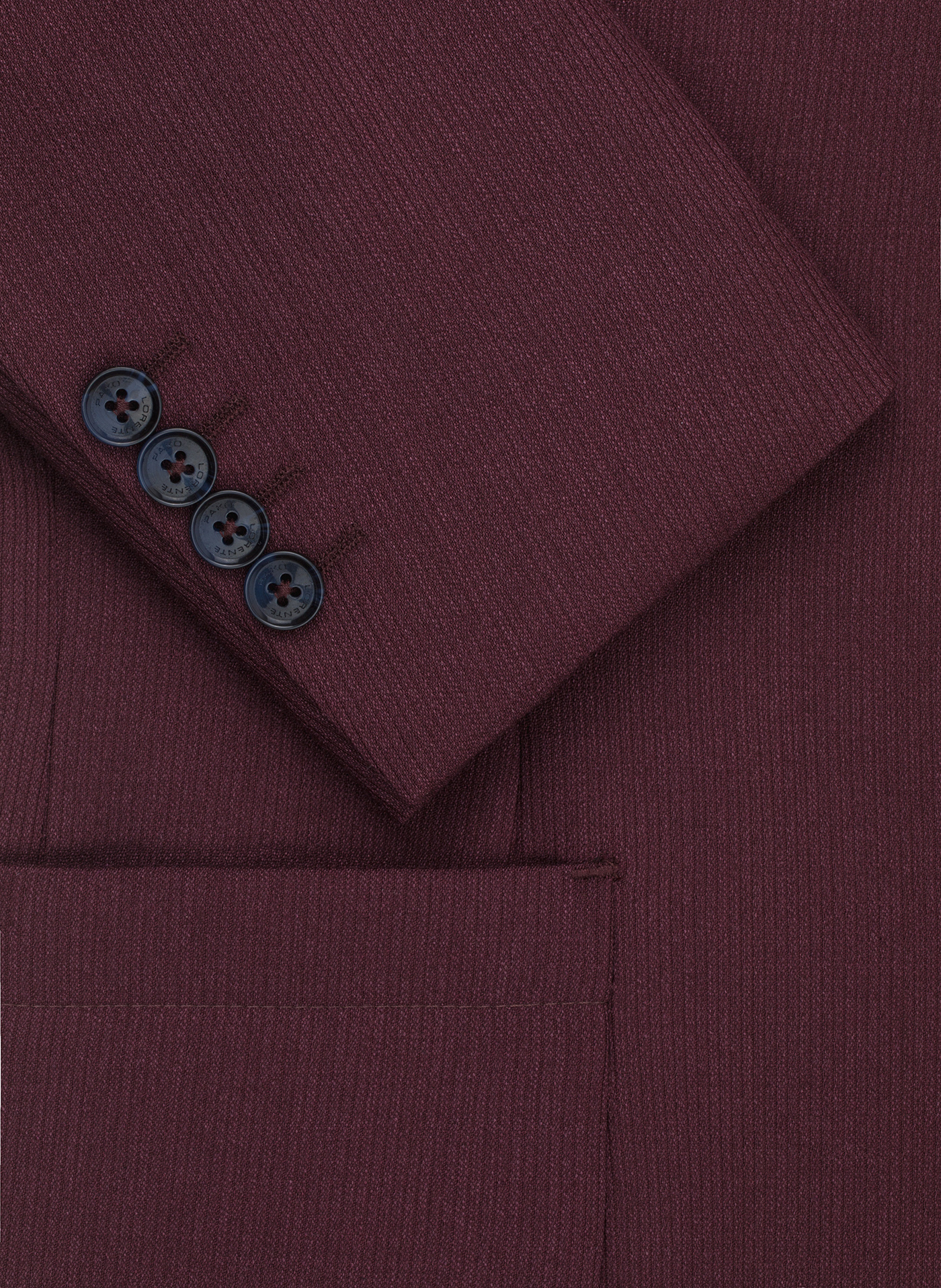 Bordowa marynarka z wełną i jedwabiem - Pako Lorente