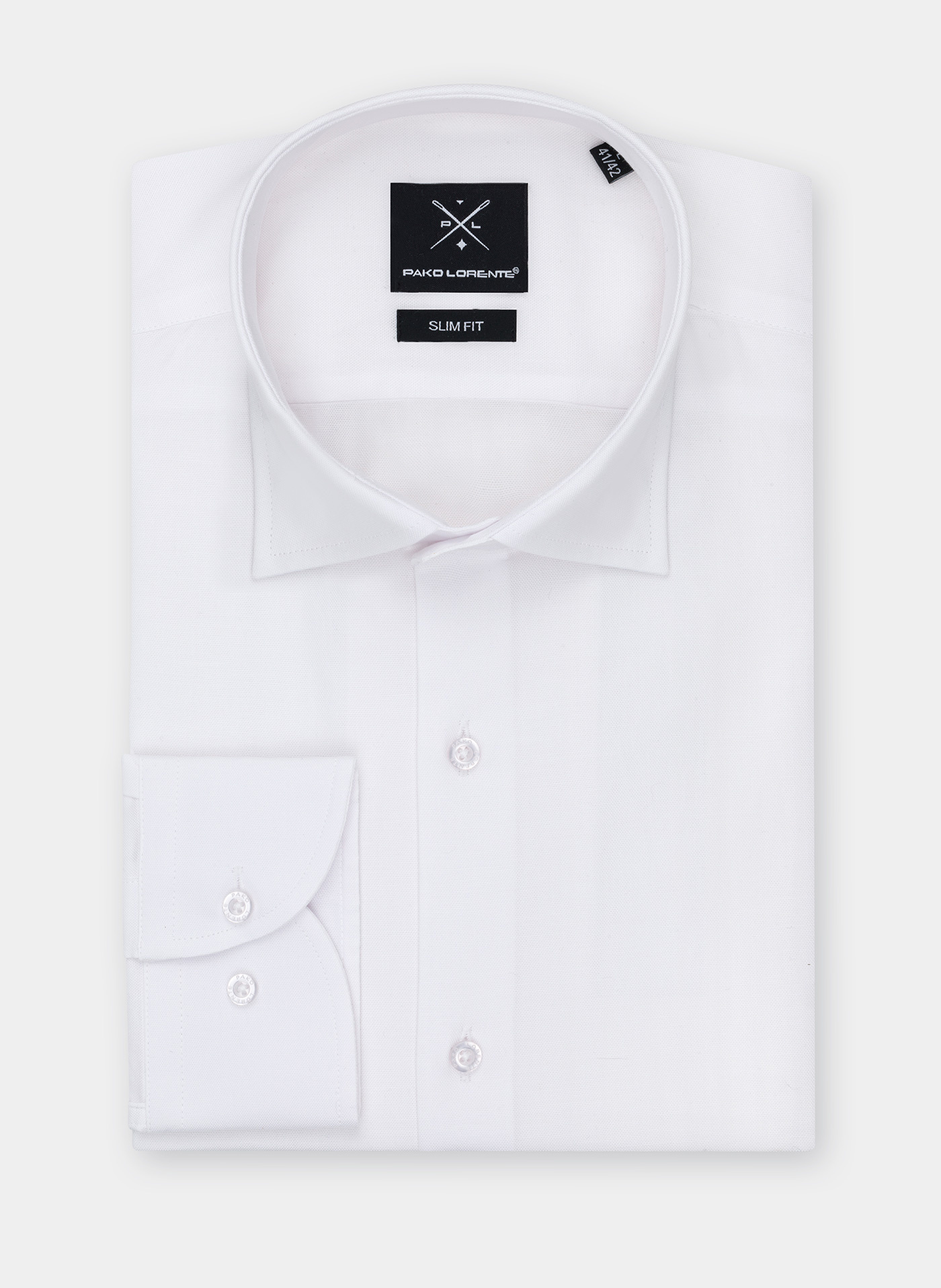 Koszula męska w kolorze białym P000B-1X-051-B-S - Pako Lorente