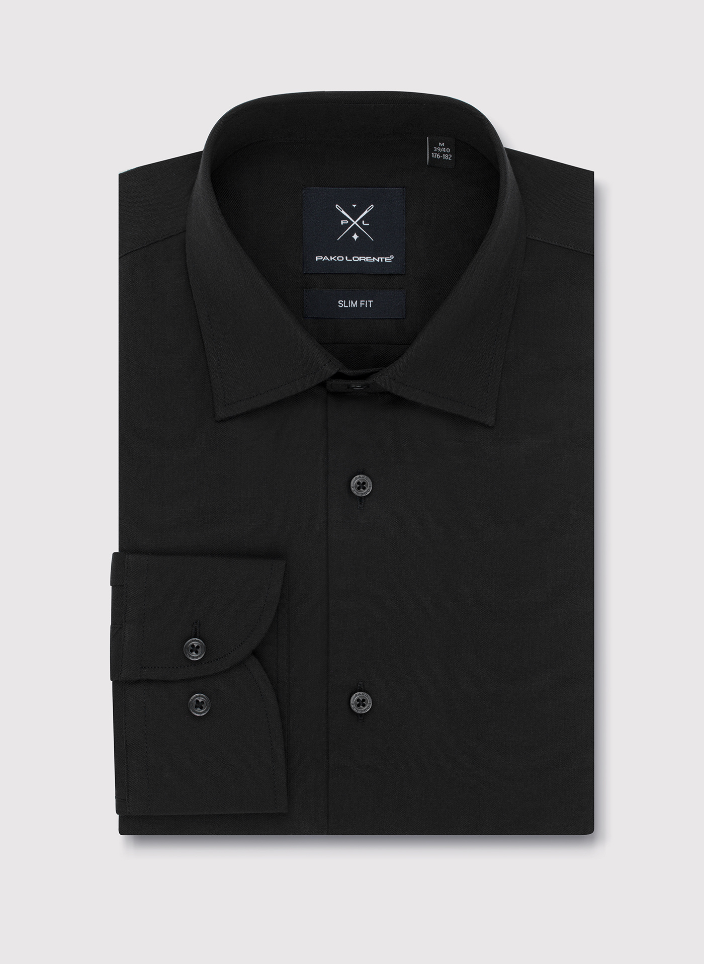 Czarna koszula męska - Pako Lorente