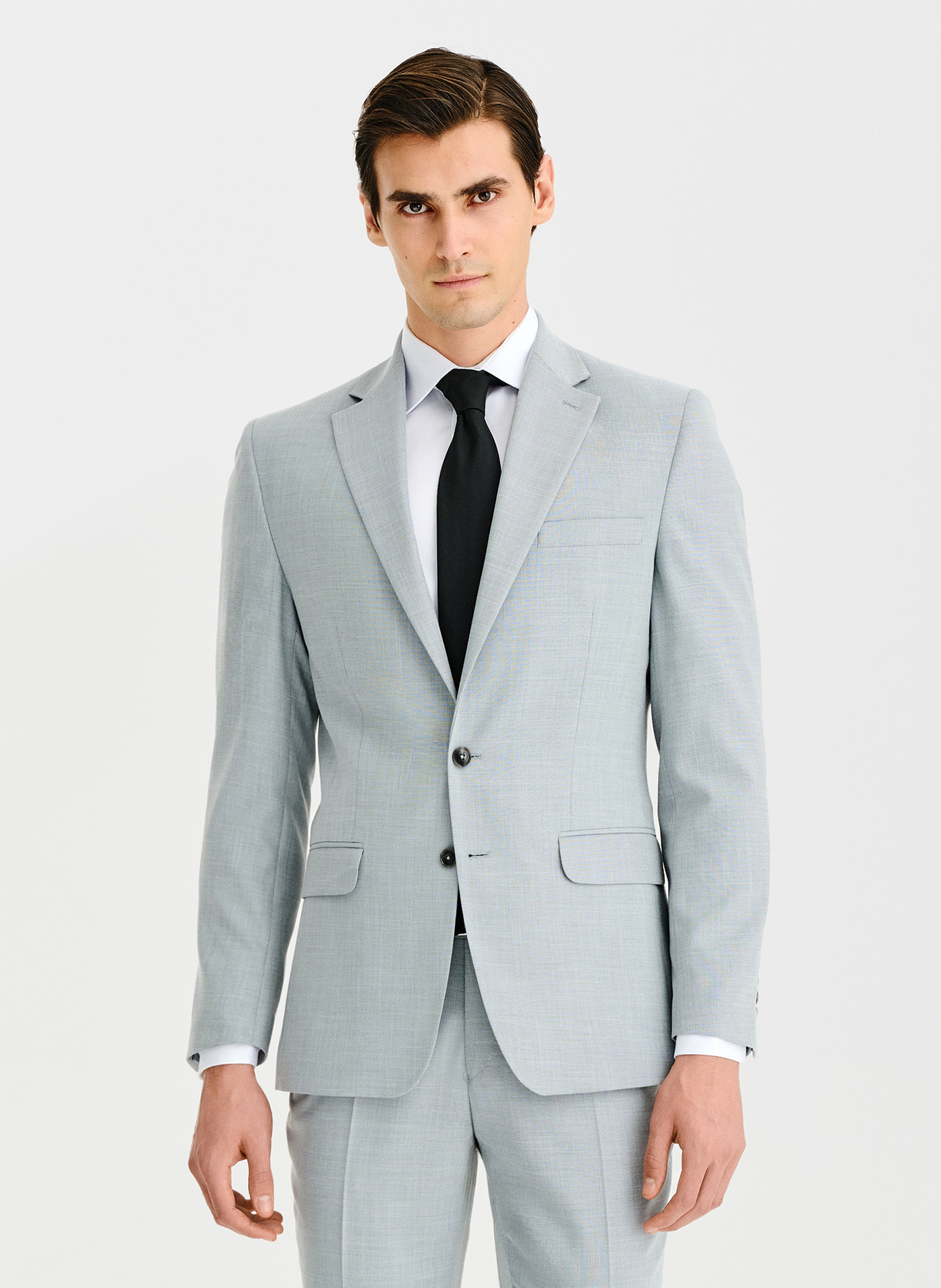 Szara marynarka garniturowa - Pako Lorente