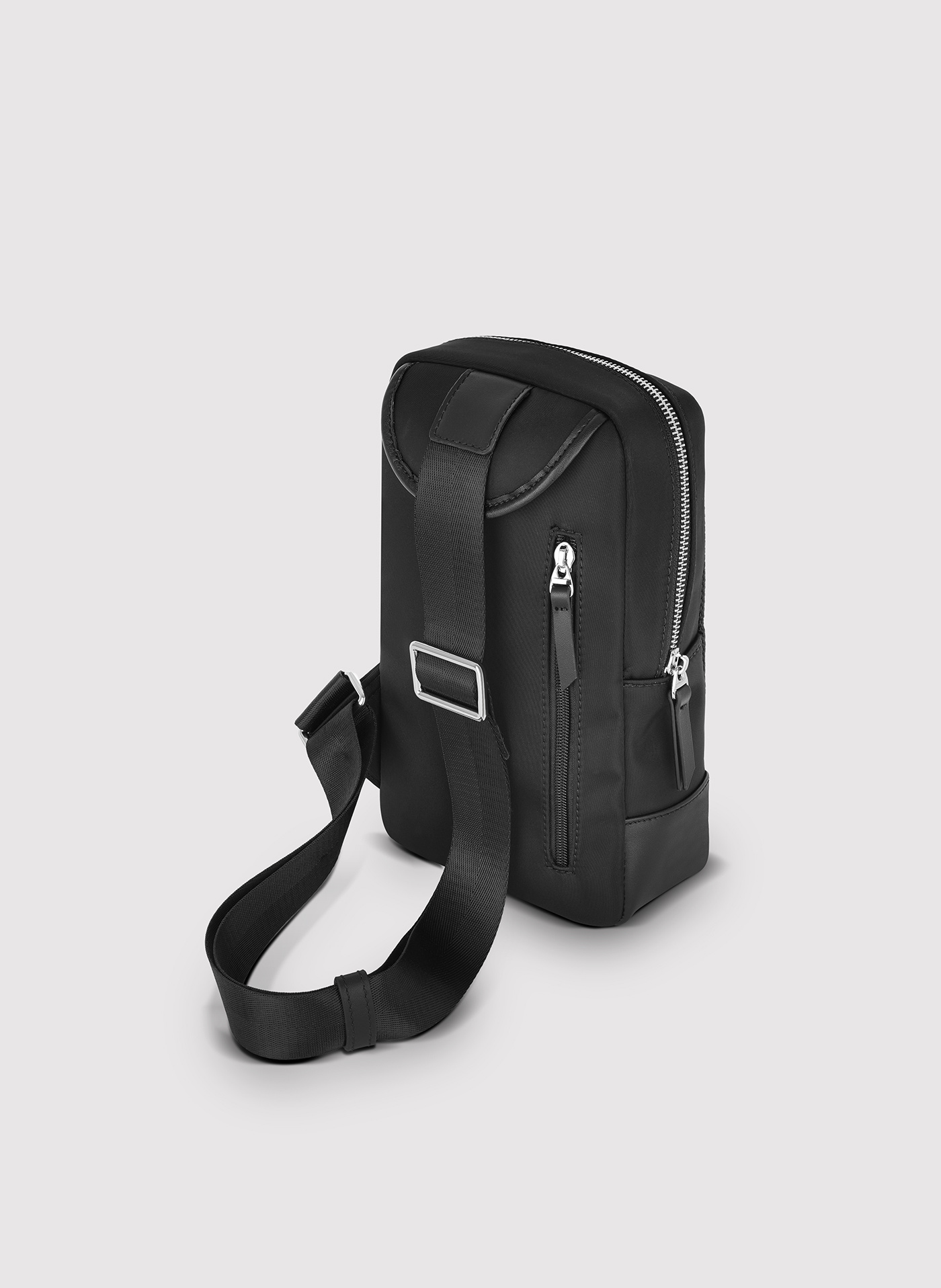 Czarna torba saszetka na ramię - Pako Lorente