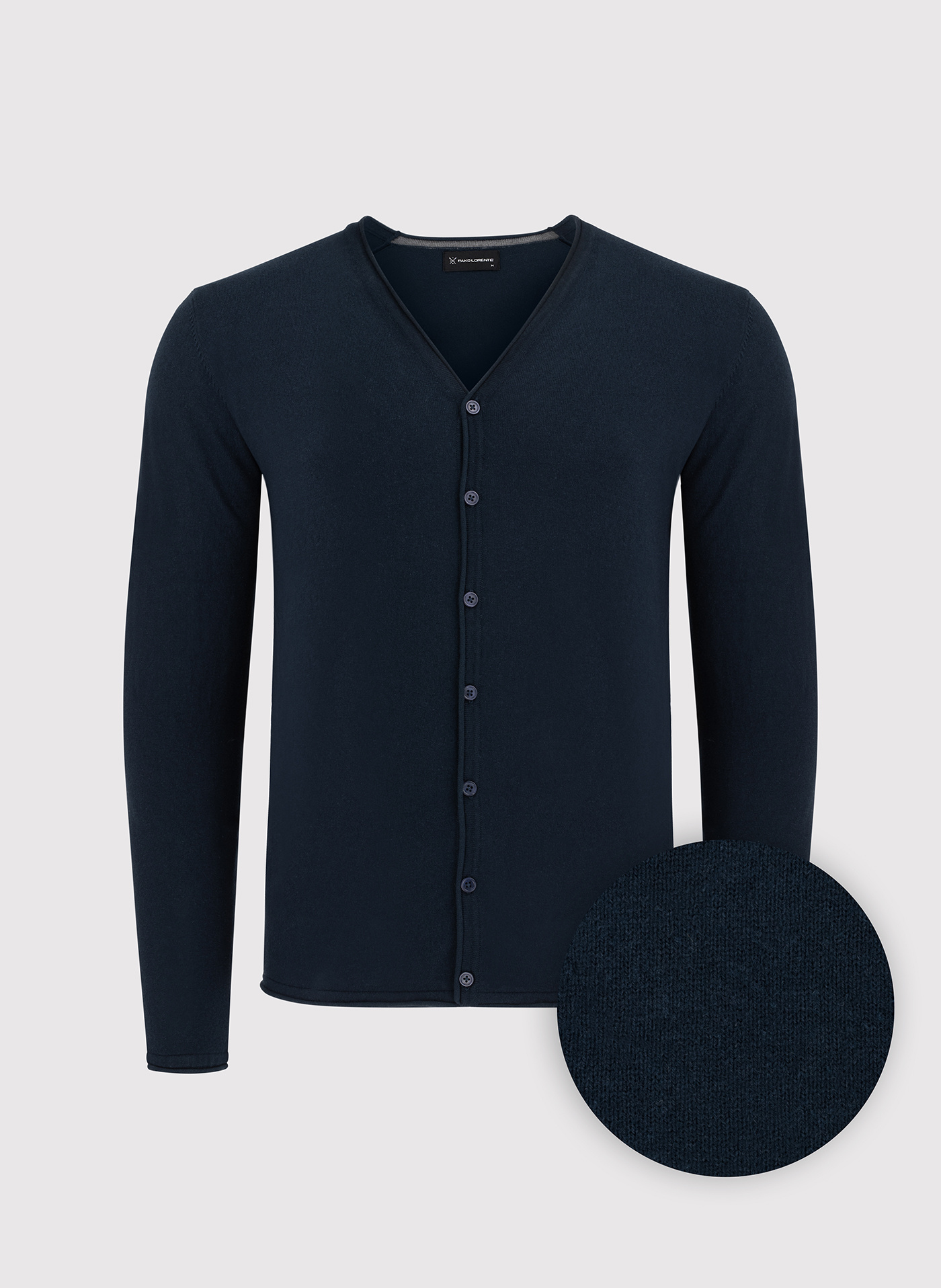 Granatowy kardigan męski P24SF-2X-004-G-0 - Pako Lorente - Pako Lorente
