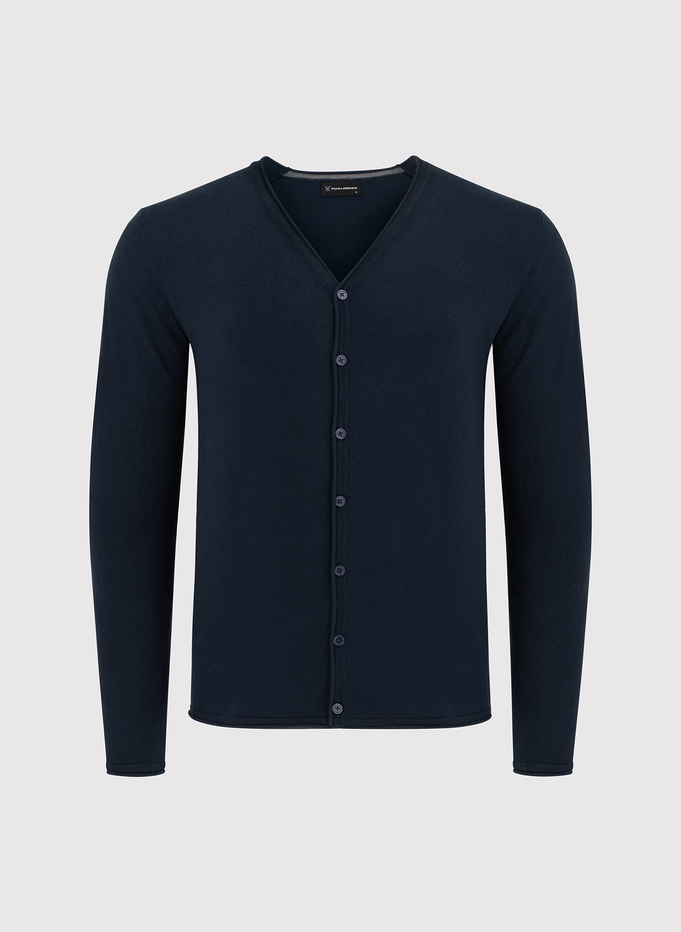 Granatowy kardigan męski P24SF-2X-004-G-0 - Pako Lorente - Pako Lorente