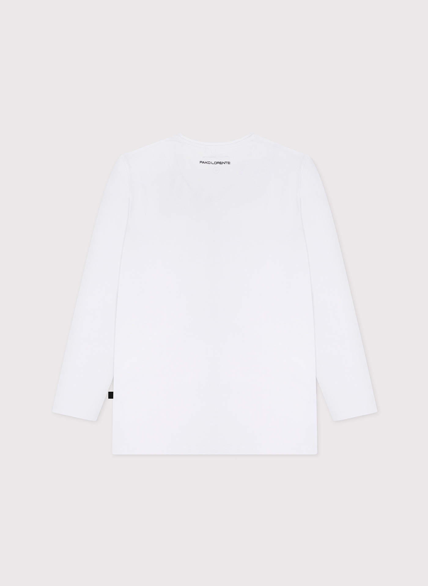 Longsleeve męski w kolorze białym - Pako Lorente