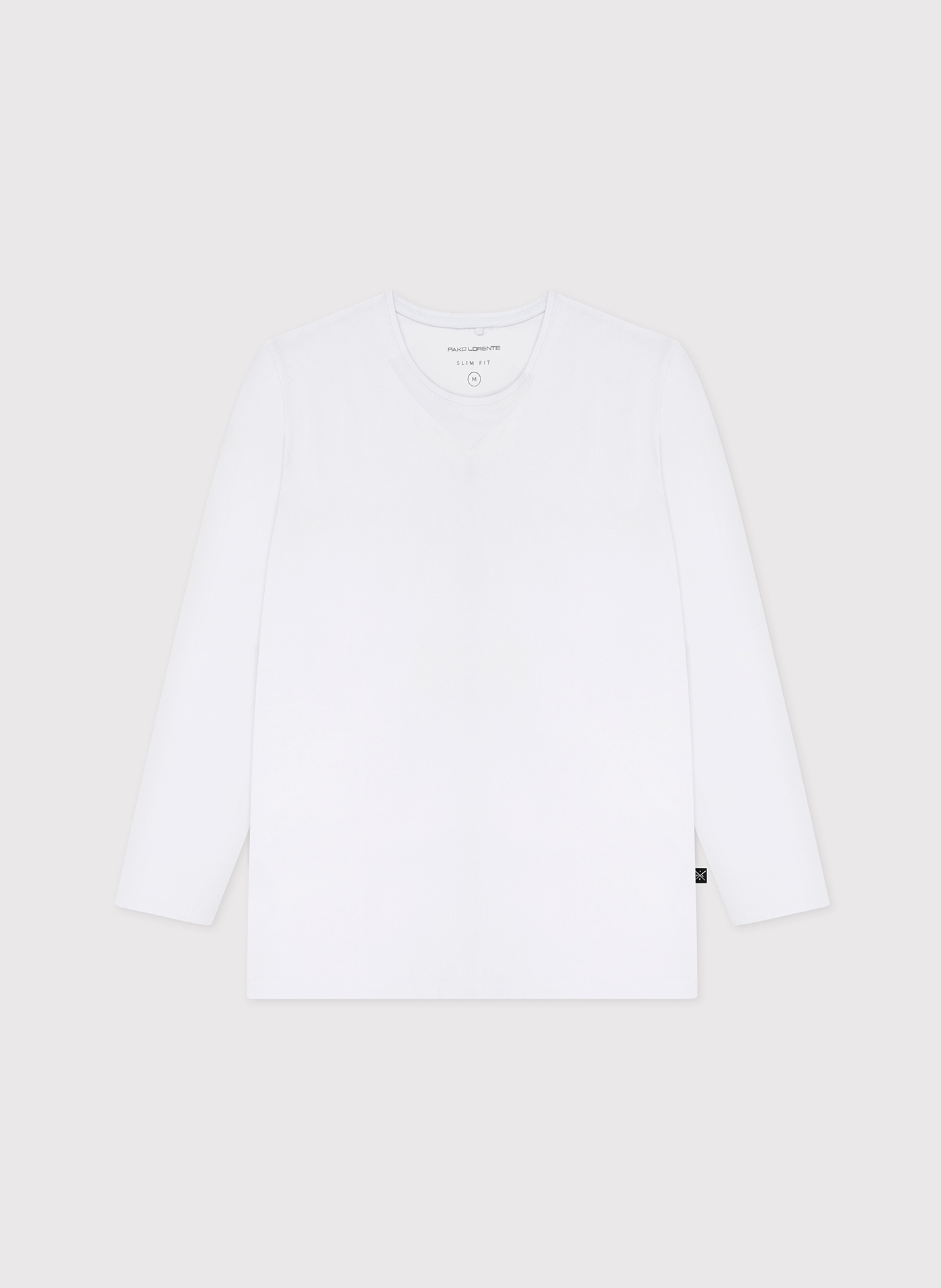 Longsleeve męski w kolorze białym - Pako Lorente